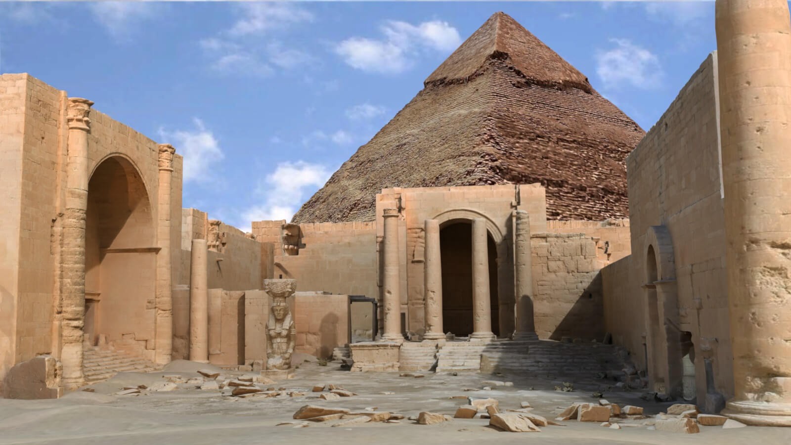 Egyptian Ruins for DAZ by N/A