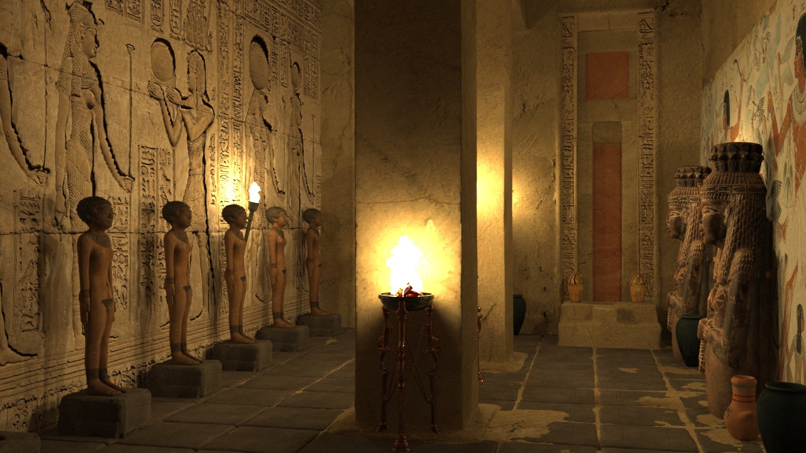 Egyptian Ruins for DAZ by N/A