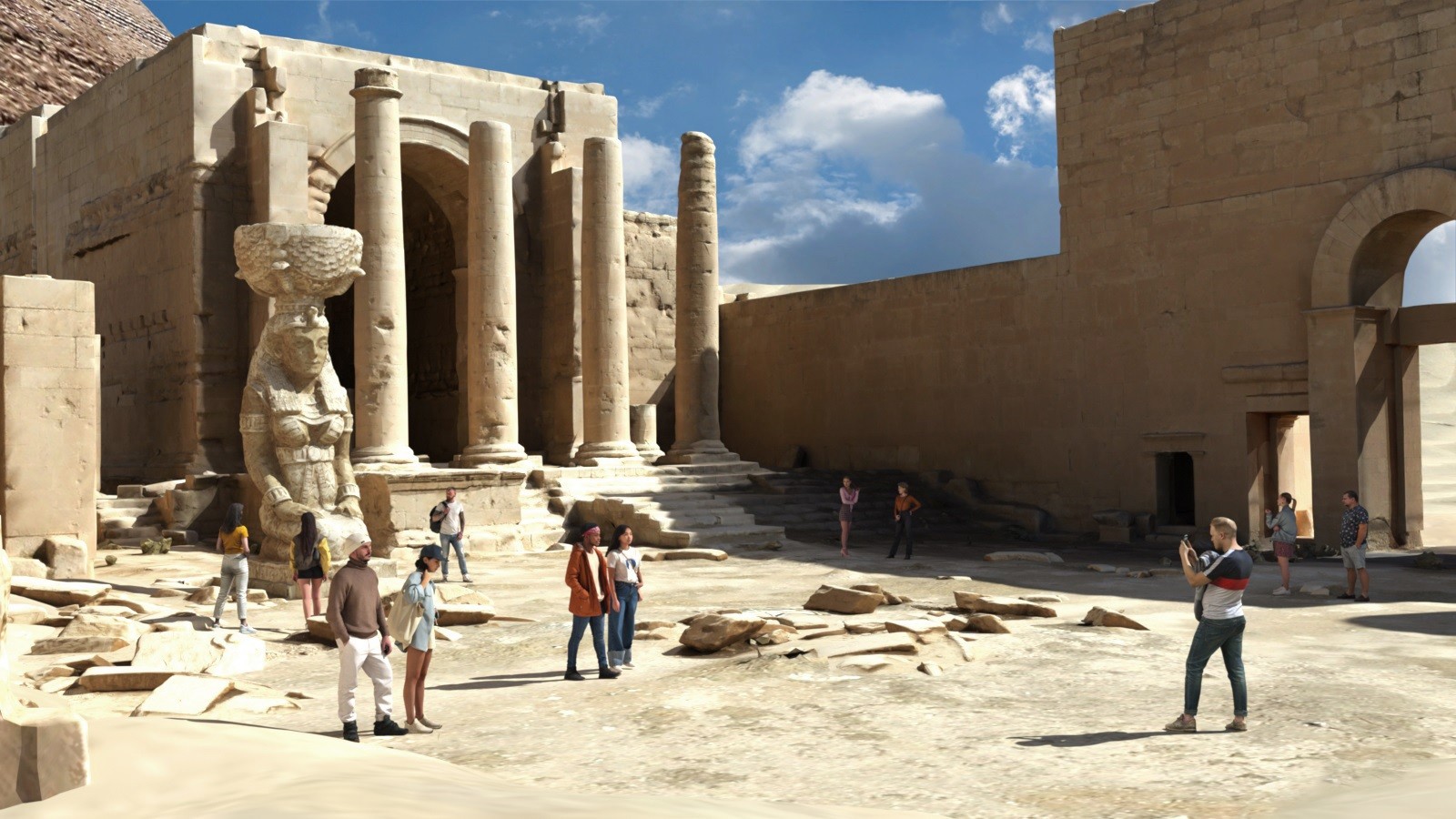 Egyptian Ruins for DAZ by N/A