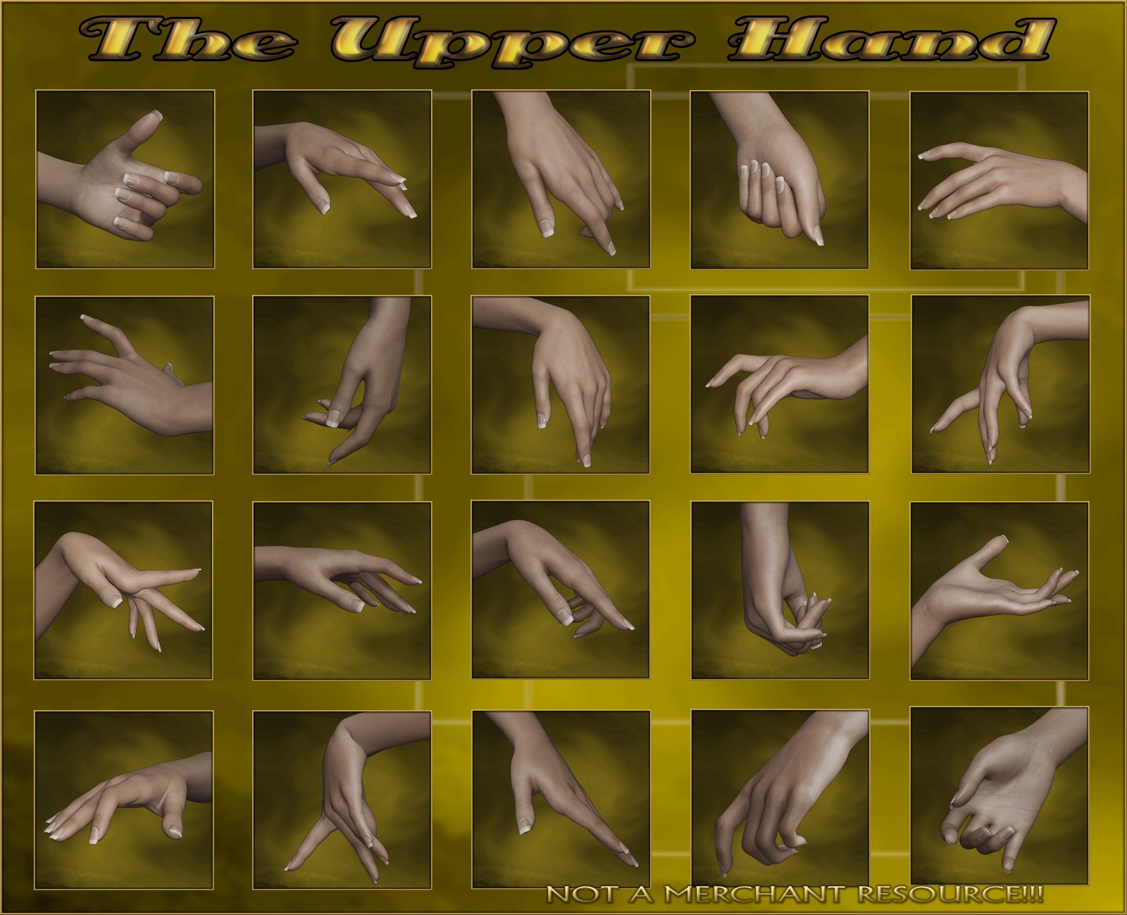 The Upper Hand - Hands poses G9F-G8F-G3F by N/A