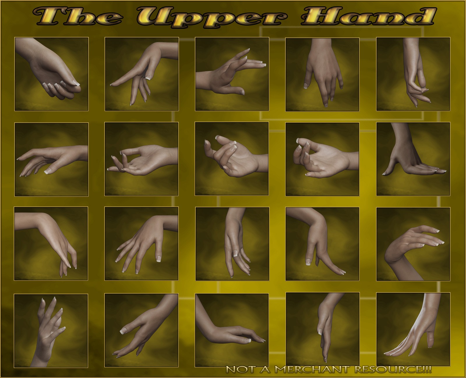 The Upper Hand - Hands poses G9F-G8F-G3F by N/A