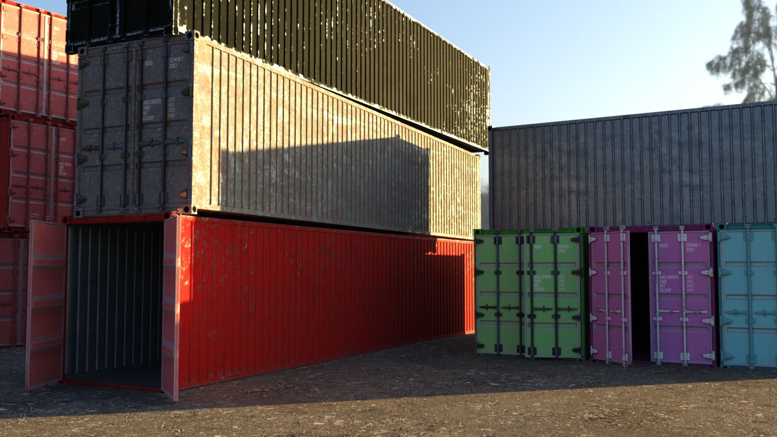 Photo Props: Industrial Containers by N/A