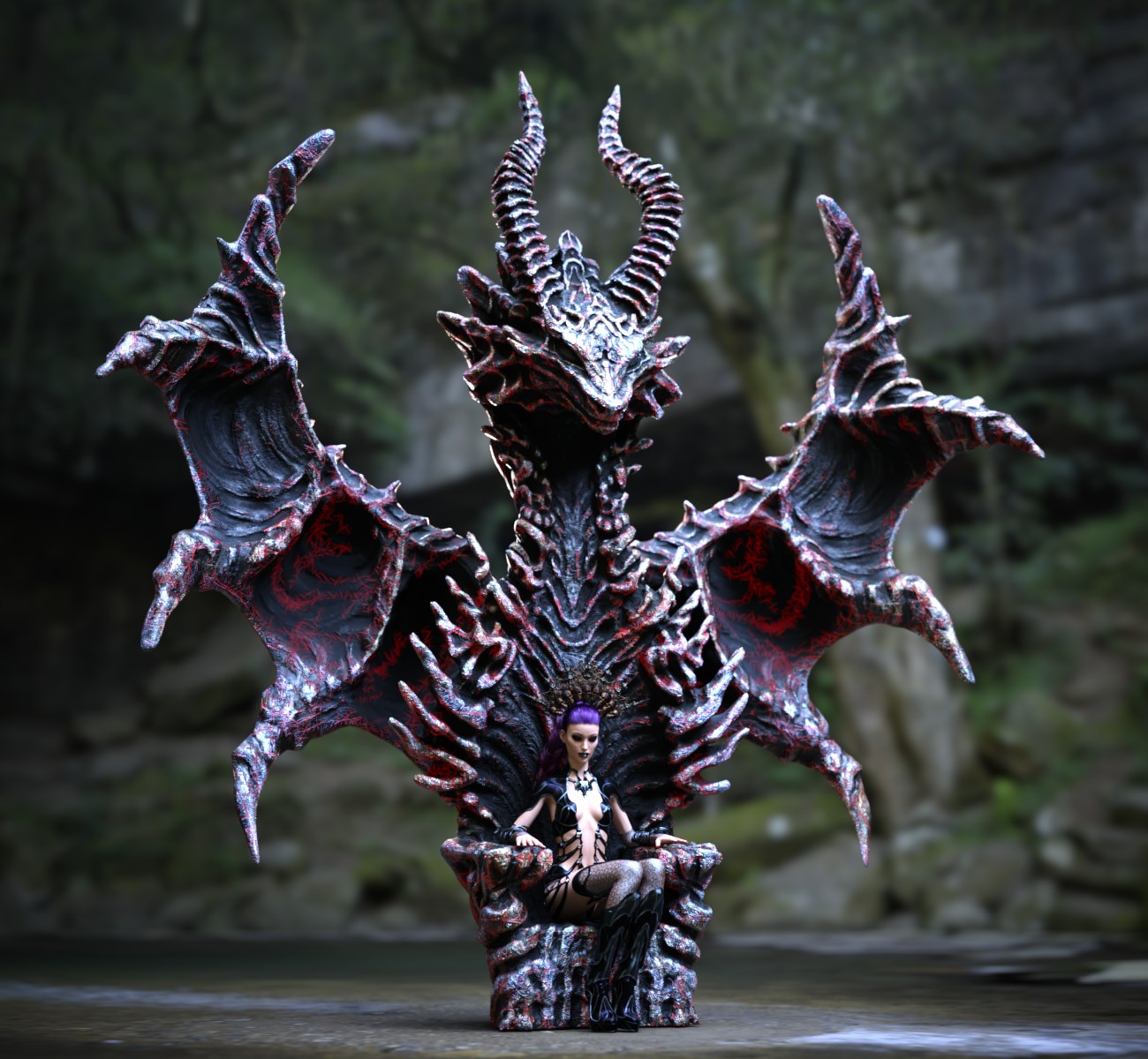 The Draconic Throne by N/A