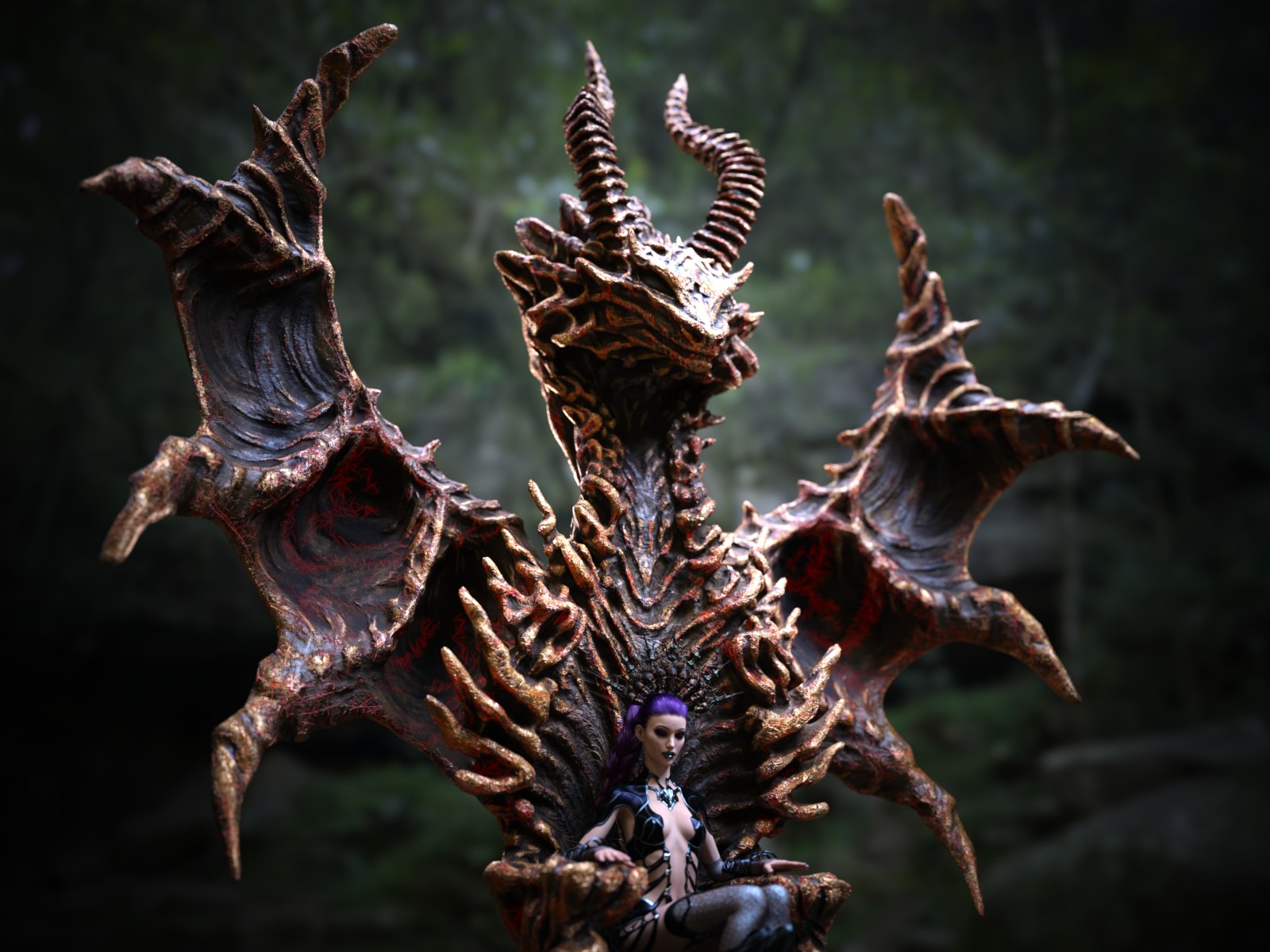 The Draconic Throne by N/A