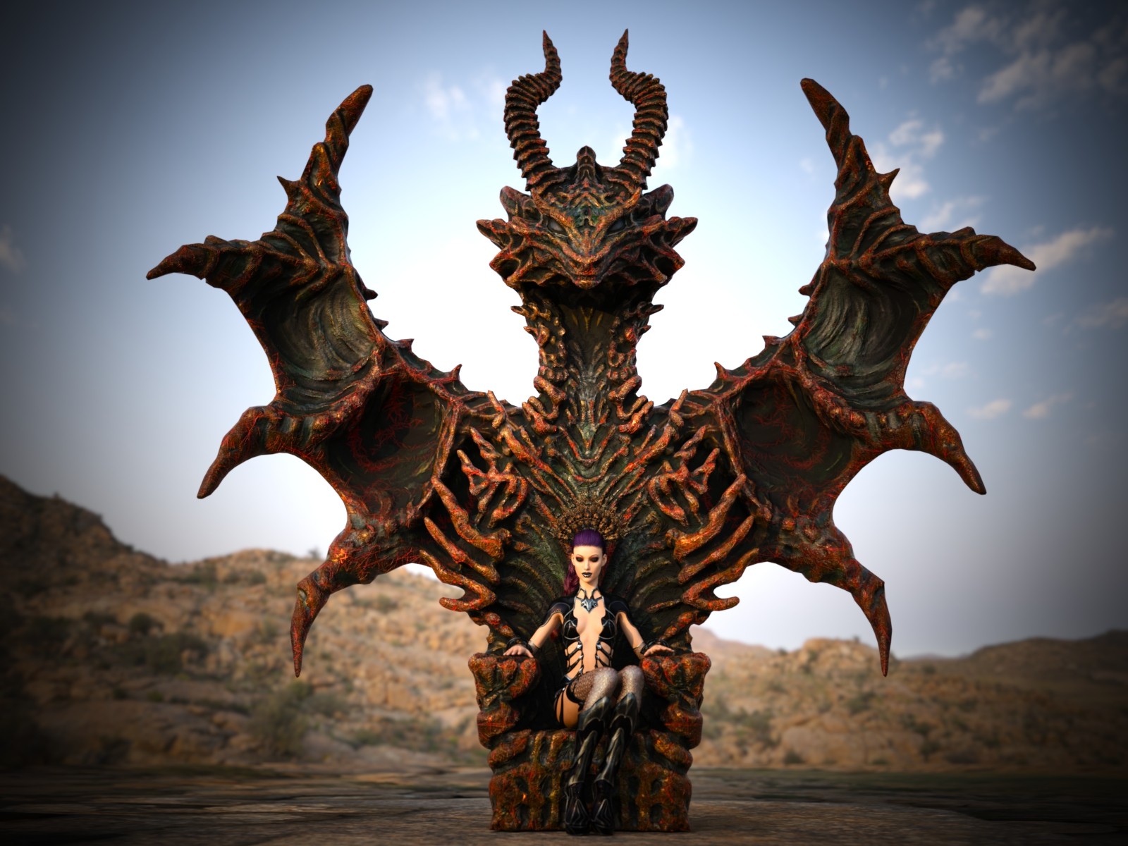 The Draconic Throne by N/A