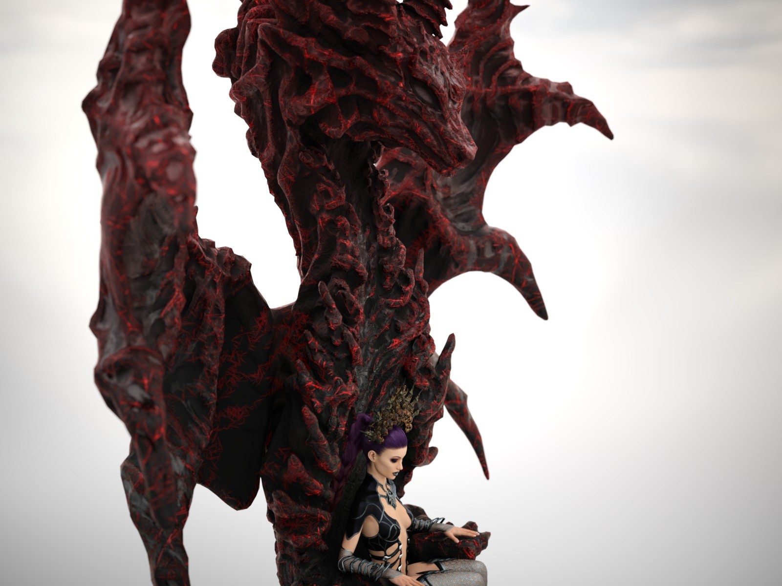 The Draconic Throne by N/A