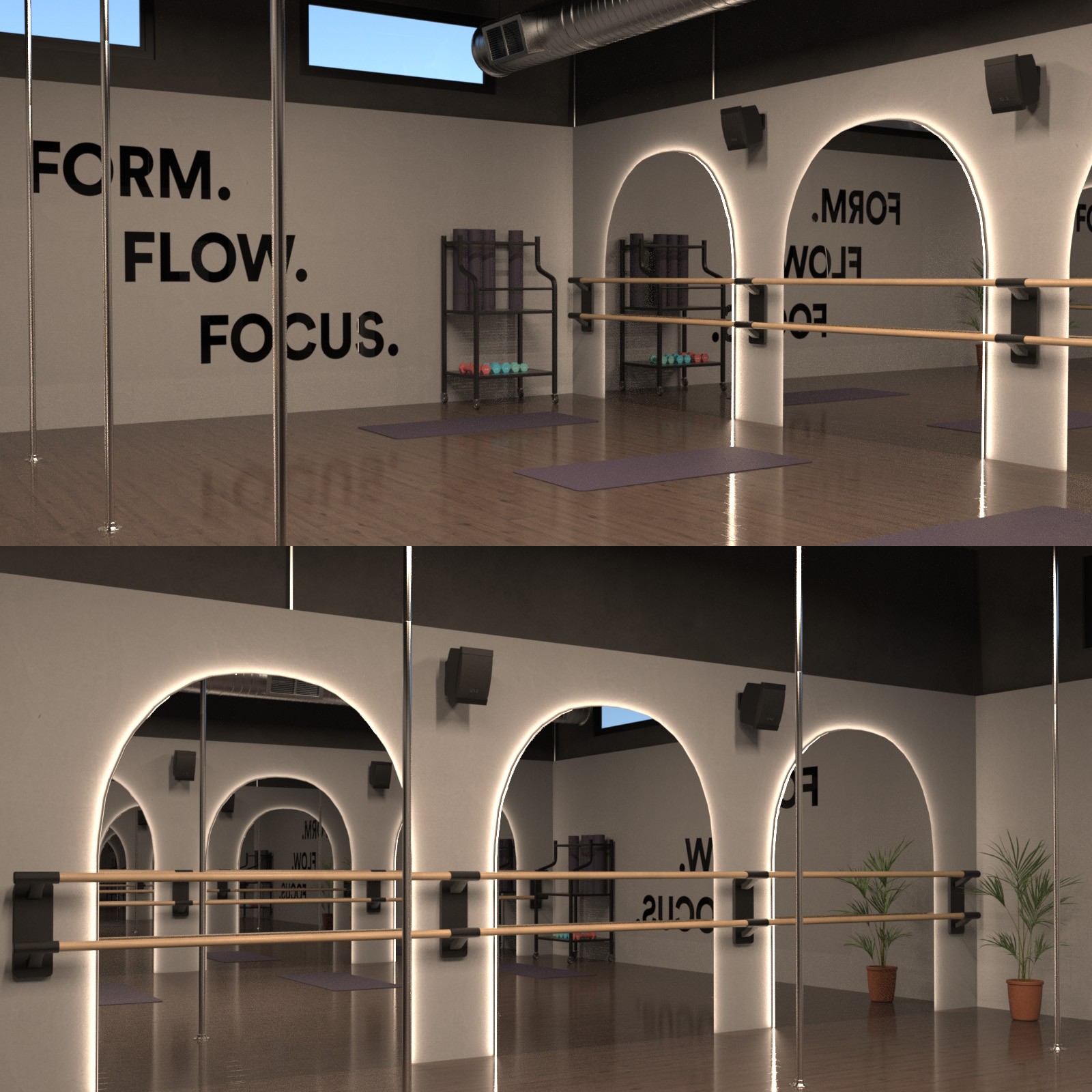 Multipurpose Dance Studio by N/A