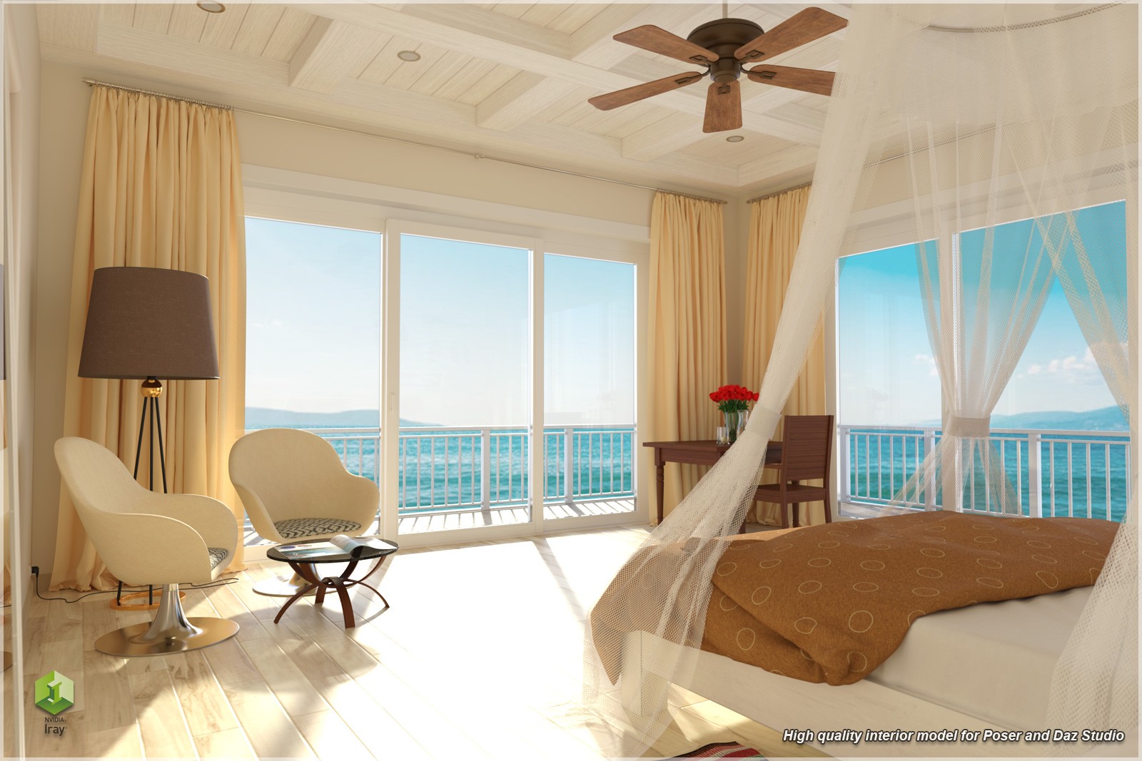 STZ Cozy Bedroom by N/A