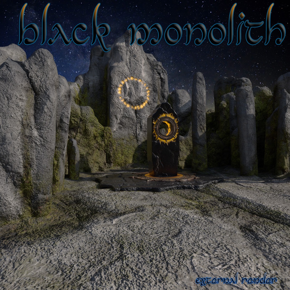 AJ Black Monolith for DAZ Studio by N/A