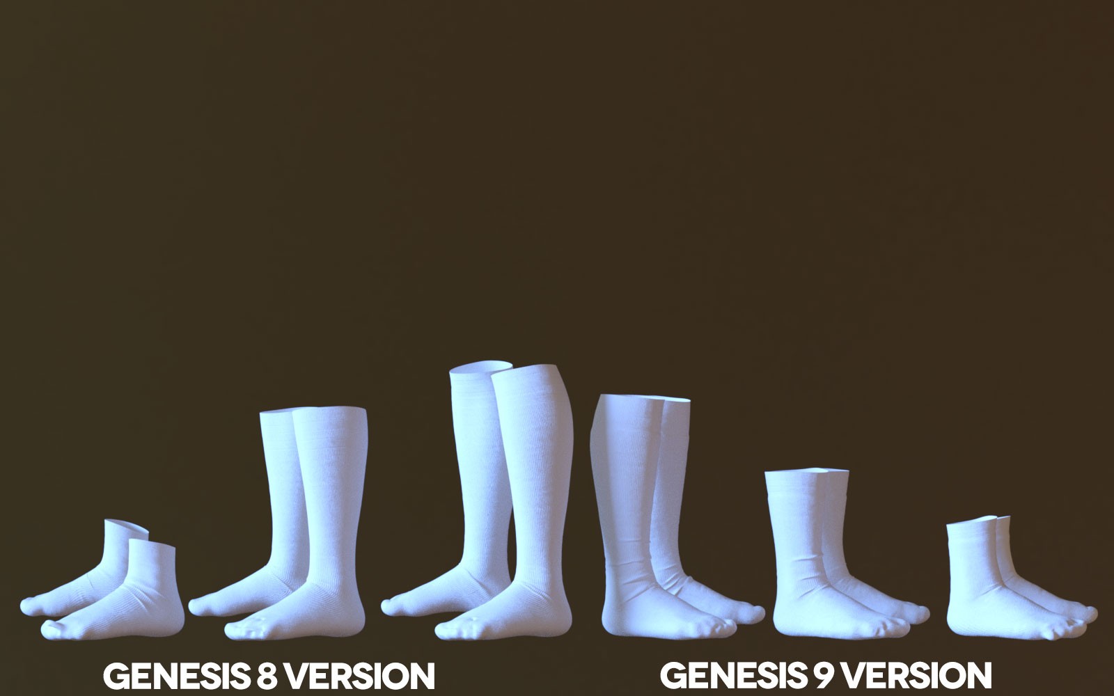 3DL Lots O' Socks 2 For G8F/G9 by N/A