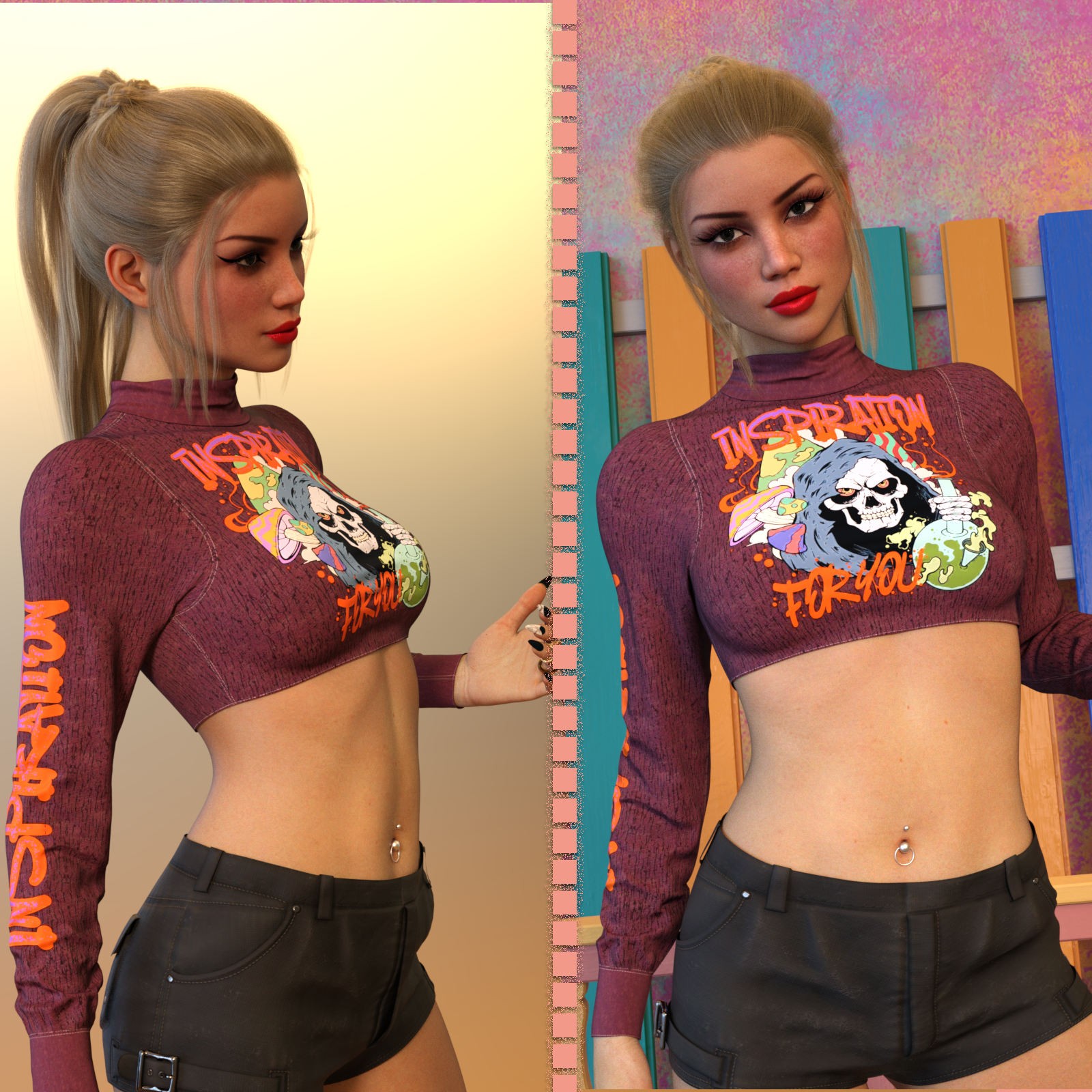 DA-Statements for dForce Cozy Cropped Sweater by Sveva by N/A