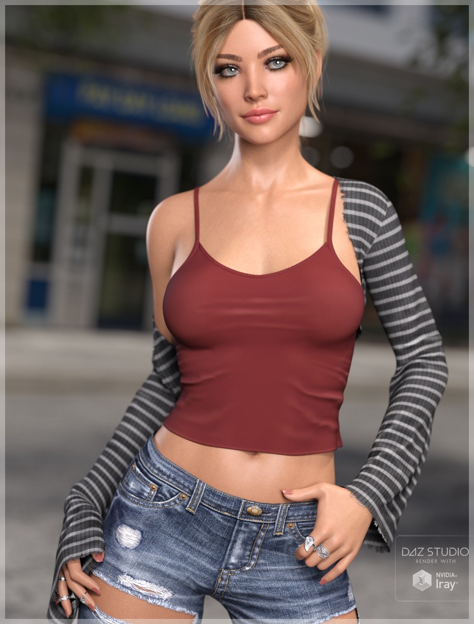 dForce Essentials Casual Shrug and Tank G8FG8.1F by N/A