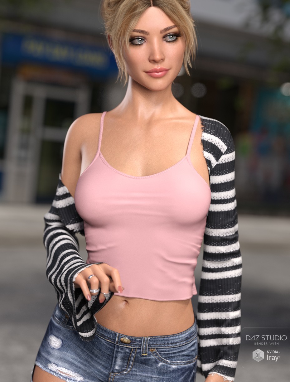 dForce Essentials Casual Shrug and Tank G8FG8.1F by N/A