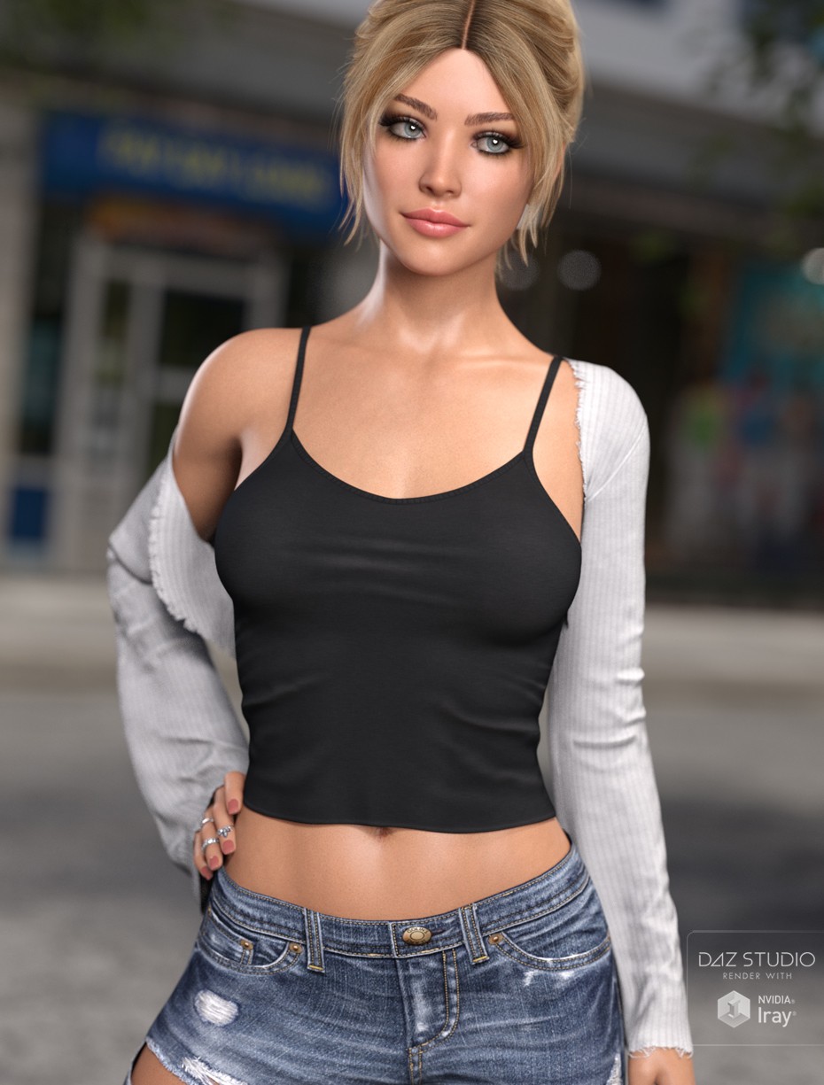 dForce Essentials Casual Shrug and Tank G8FG8.1F by N/A