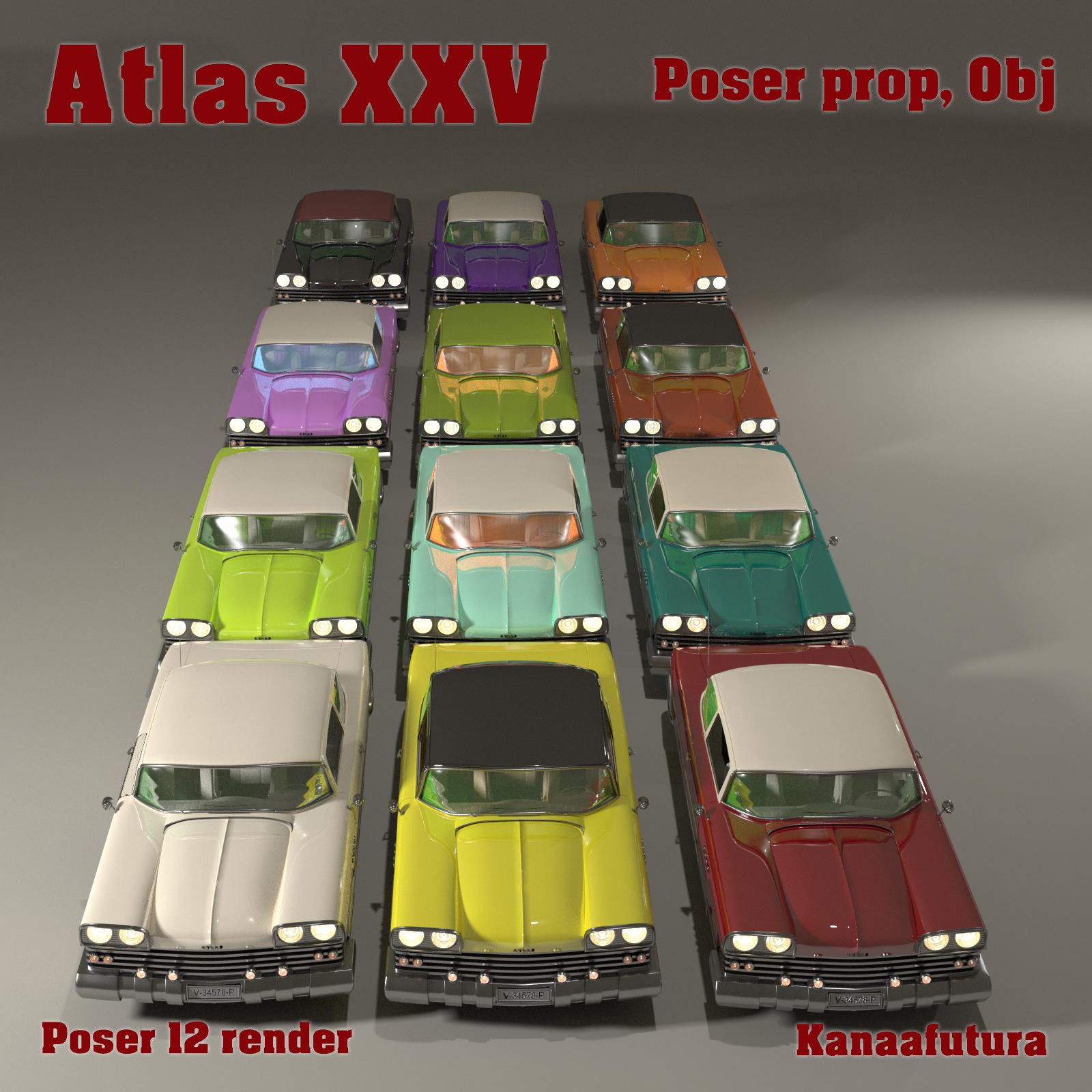 Atlas XXV Poser prop by N/A