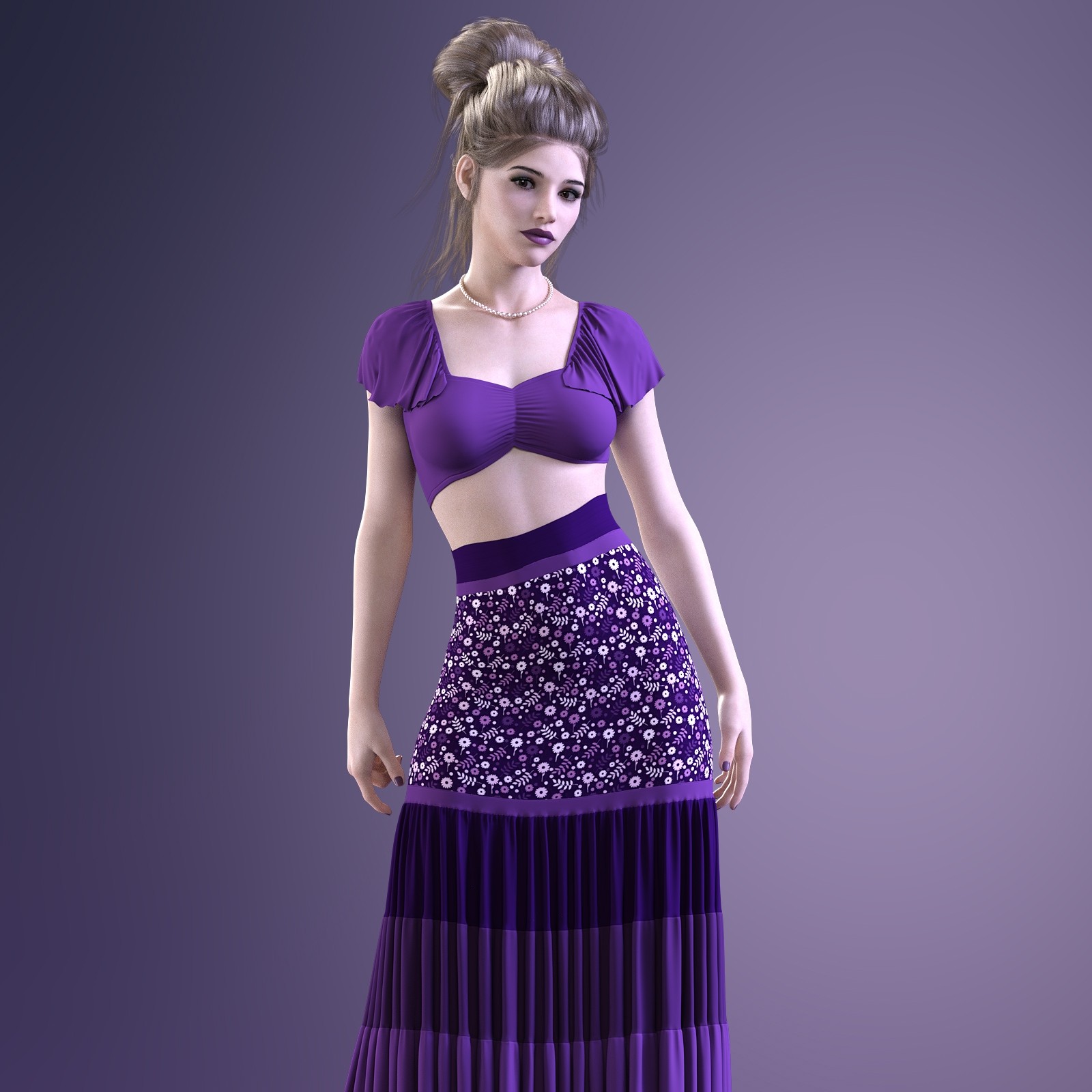 MbM Autumn Boho Outfit for Genesis 8 Female by N/A