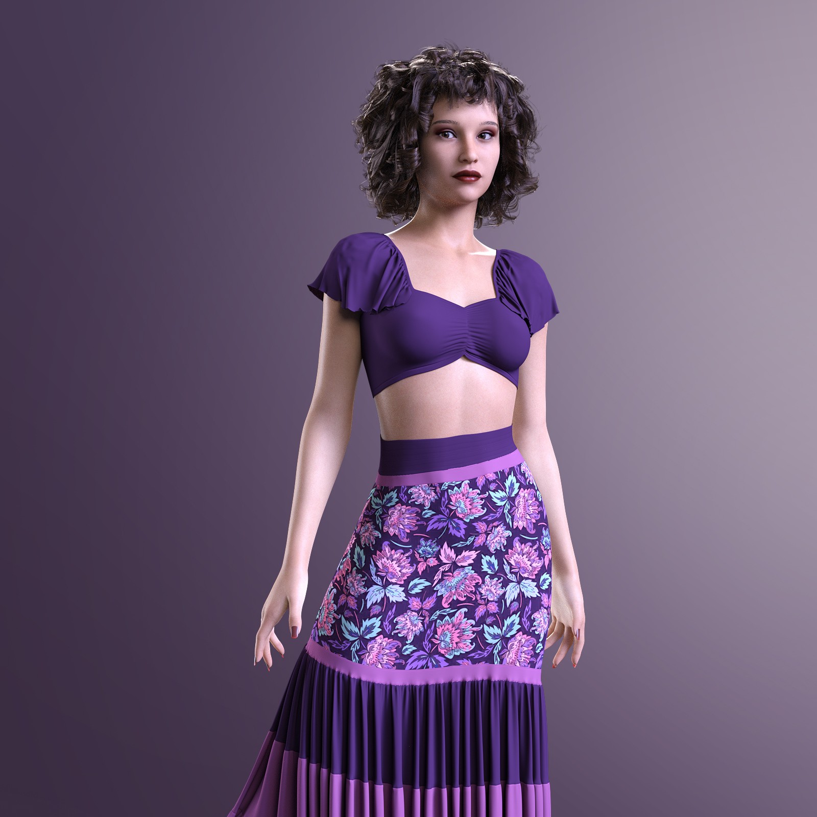 MbM Autumn Boho Outfit for Genesis 8 Female by N/A