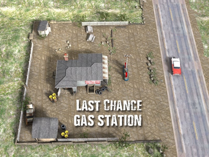1stB Last Chance Gas Station iRay & 3DL by N/A
