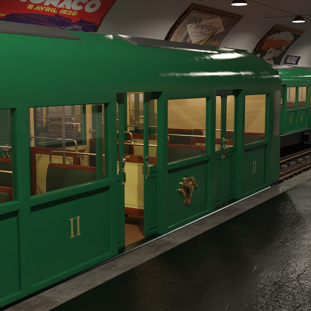 PARIS - Station De Metro for Daz Studio by N/A