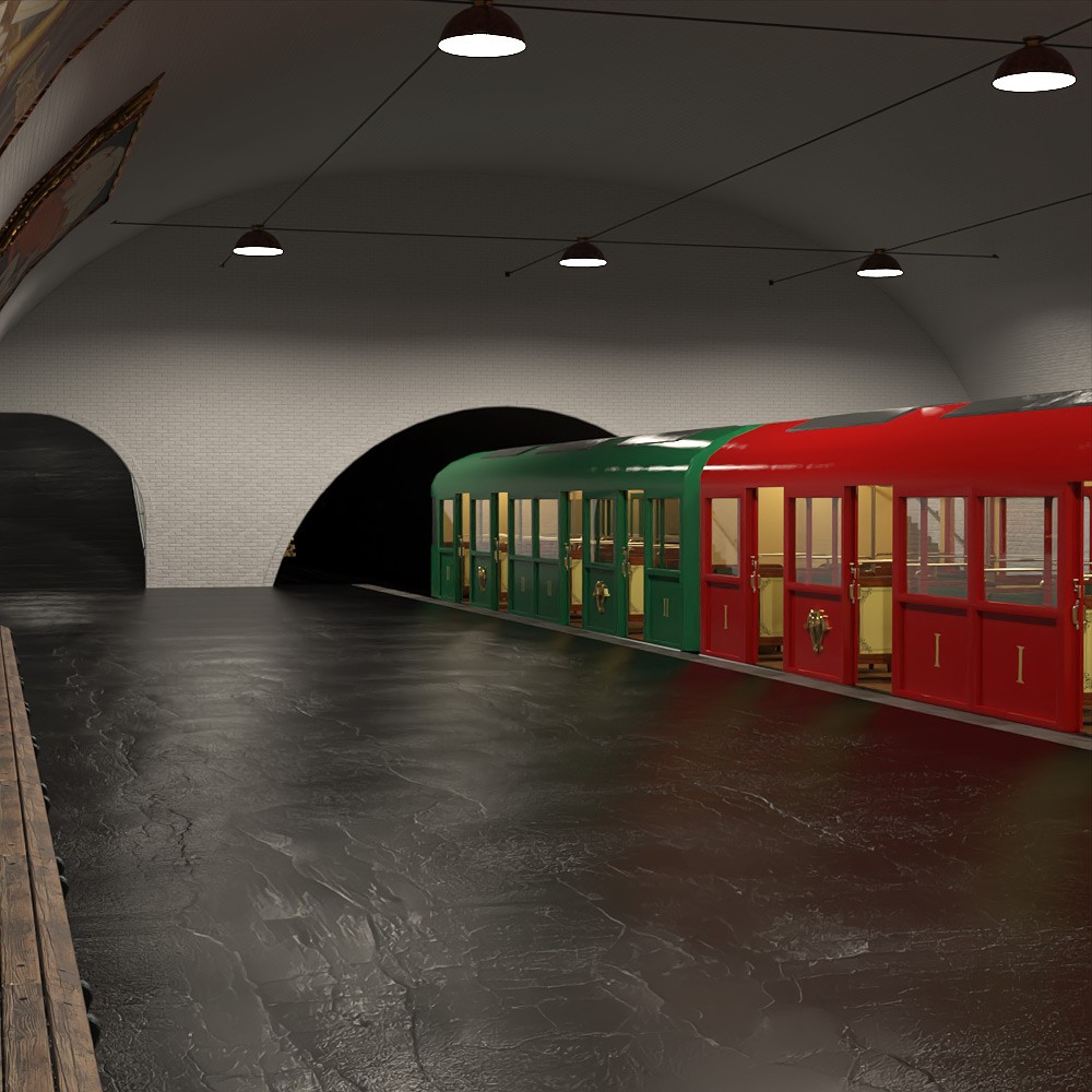 PARIS - Station De Metro for Daz Studio by N/A