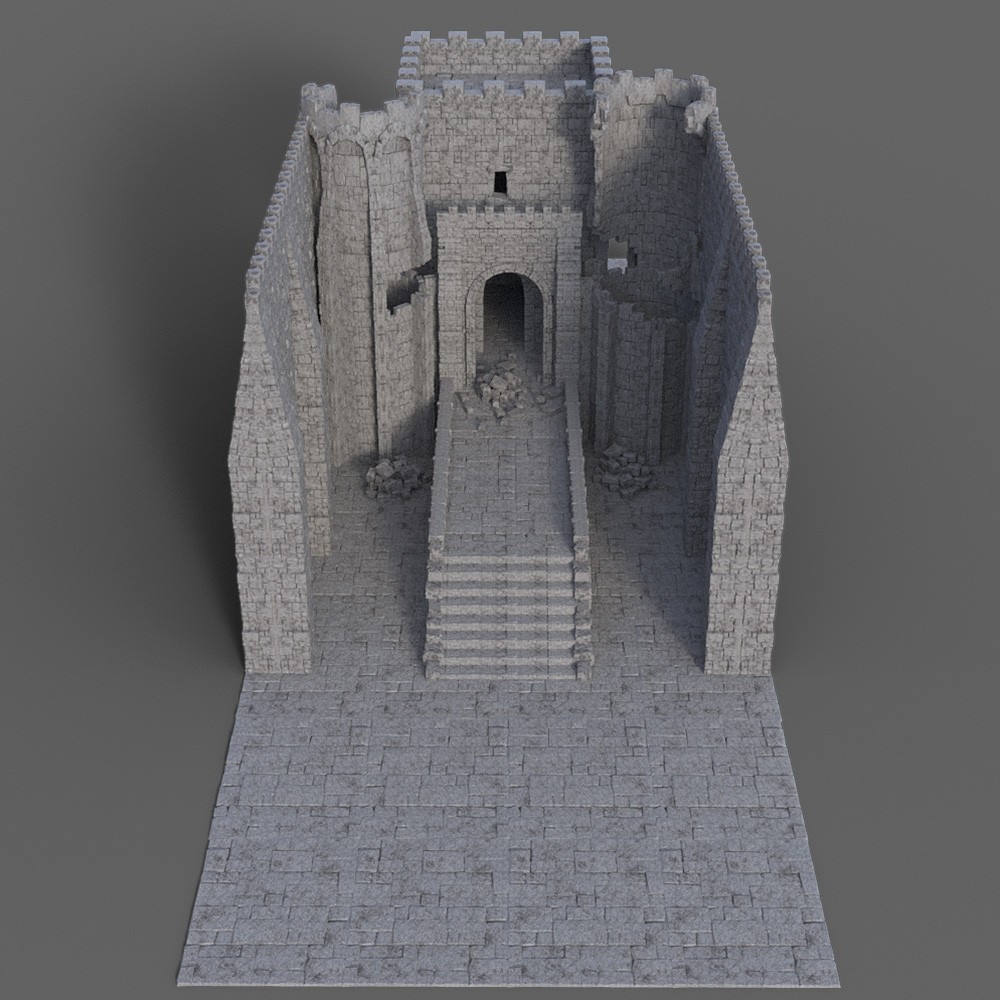 Castle Ruines Kit for Daz Studio by N/A