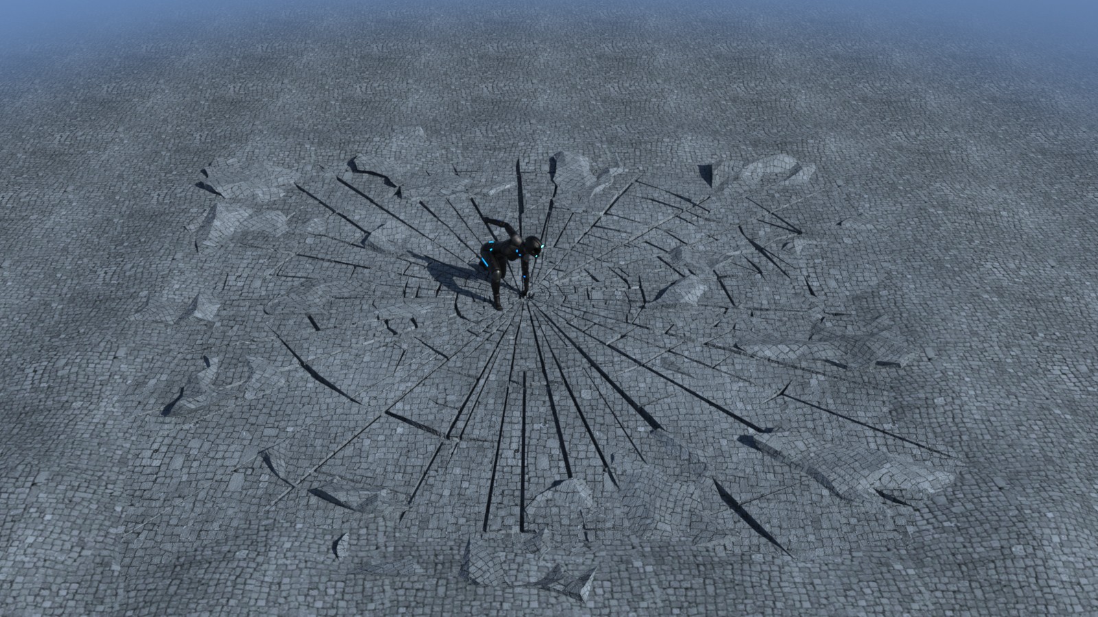Shattered ground by N/A