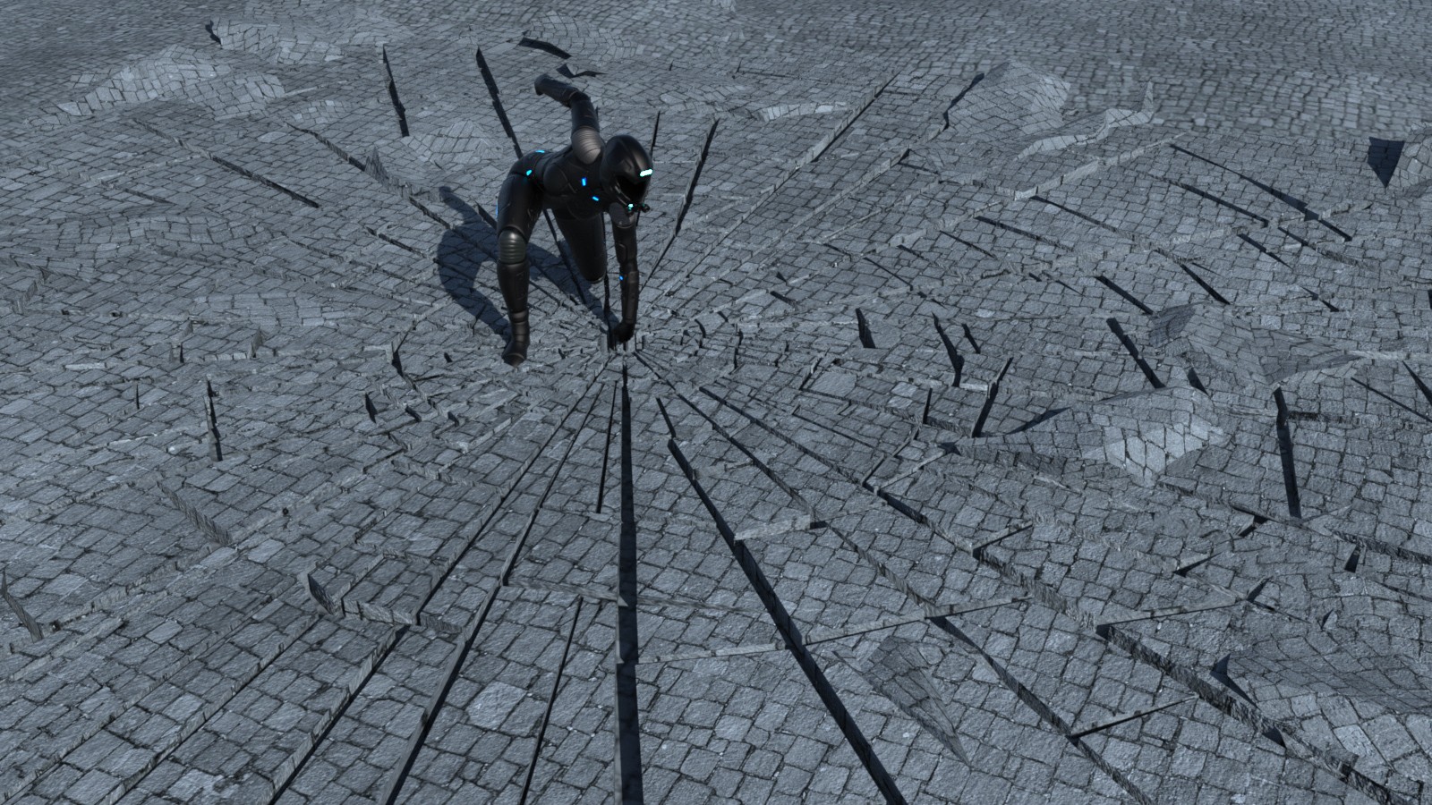 Shattered ground by N/A