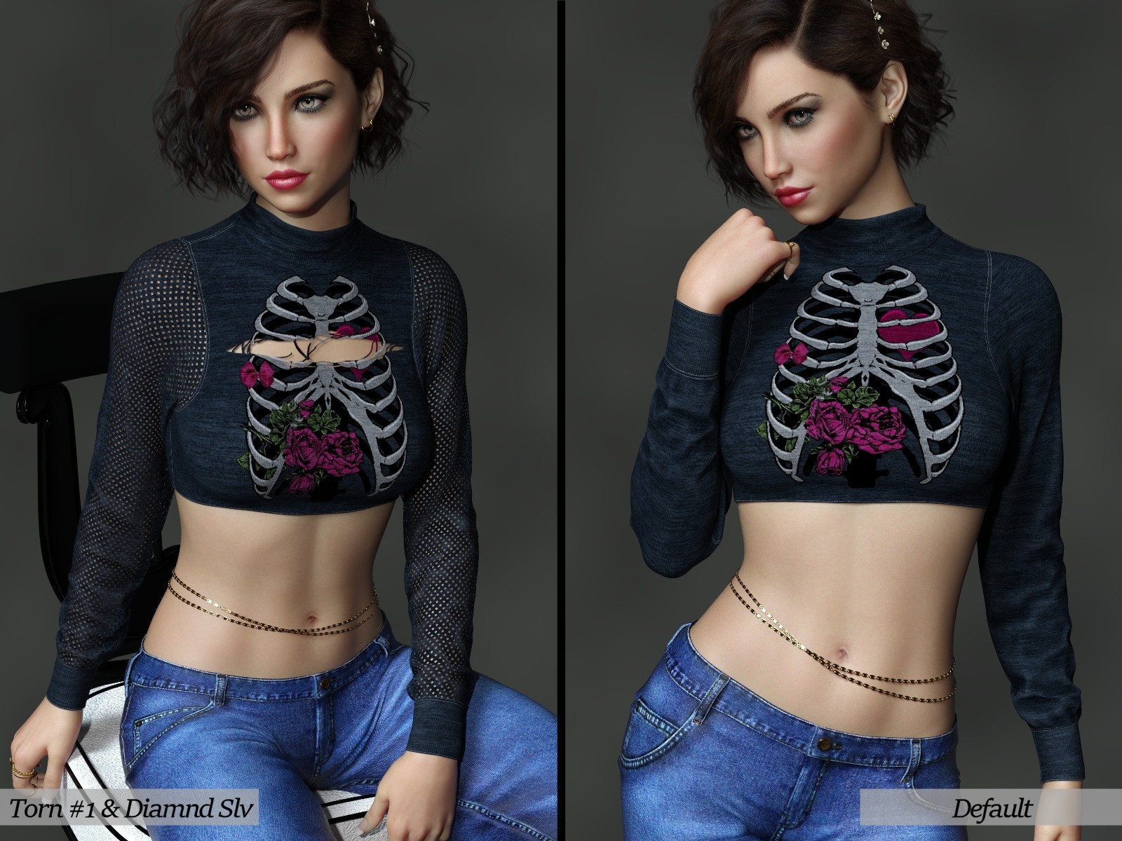 7th Ave: dForce Cozy Cropped Sweater G8FG8.1F by N/A