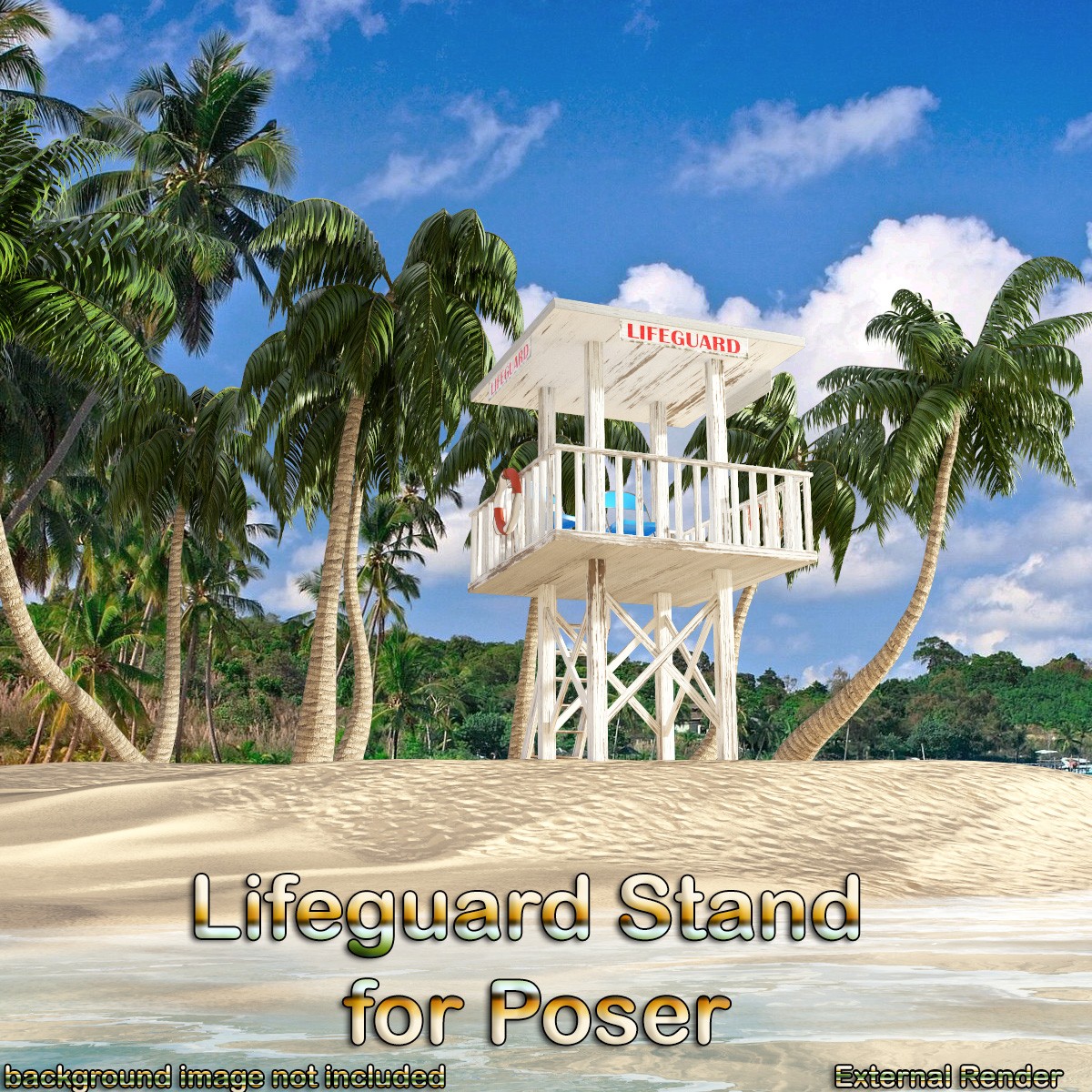 AJ LifeGuard Stand For Poser by N/A