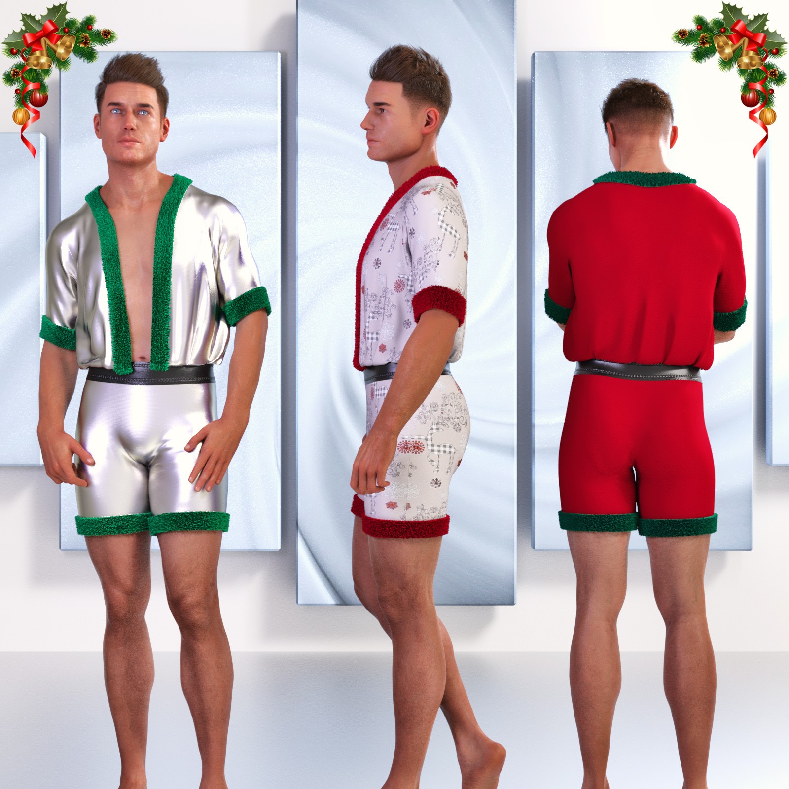 JMR dForce Adam Christmas Outfit for G8M by N/A