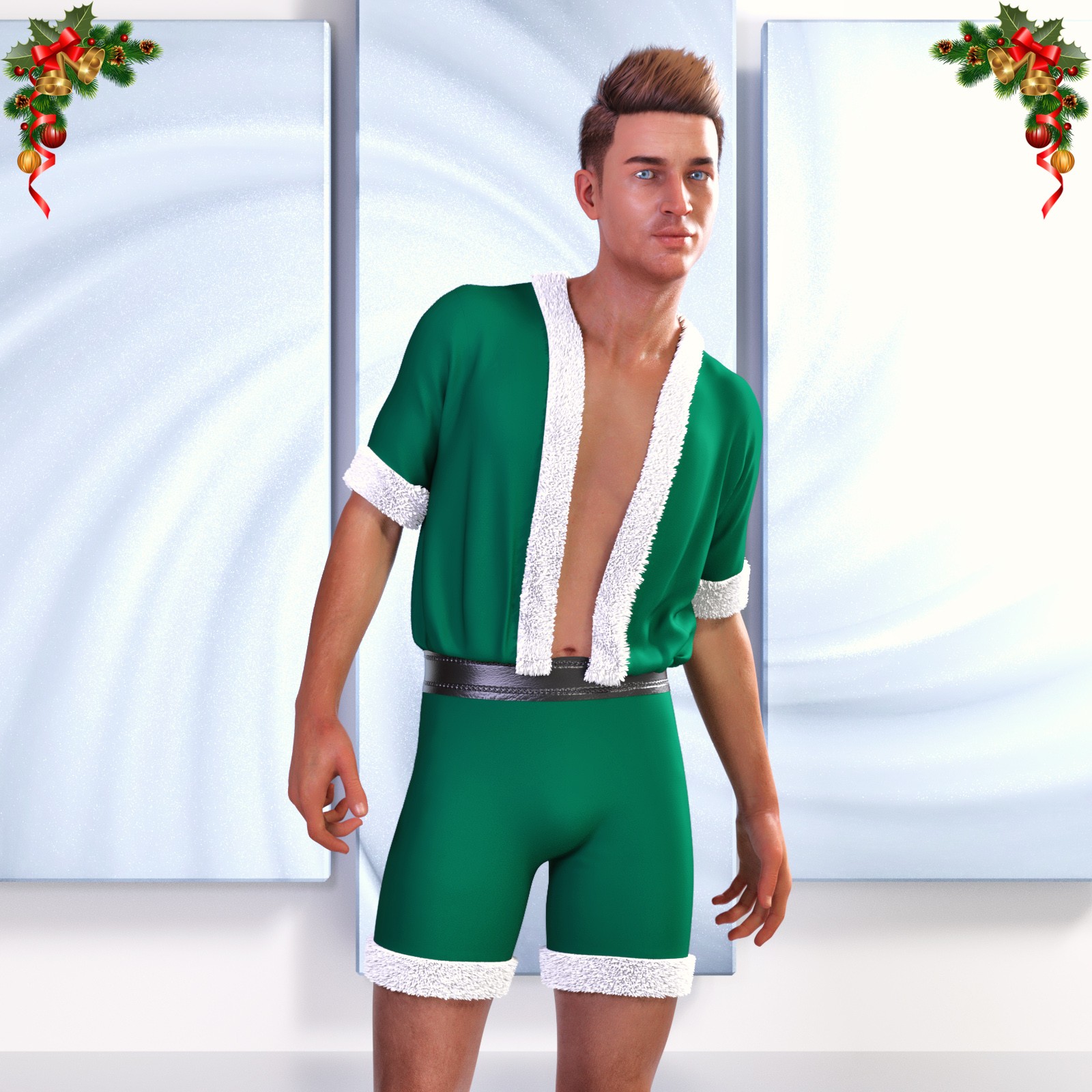 JMR dForce Adam Christmas Outfit for G8M by N/A