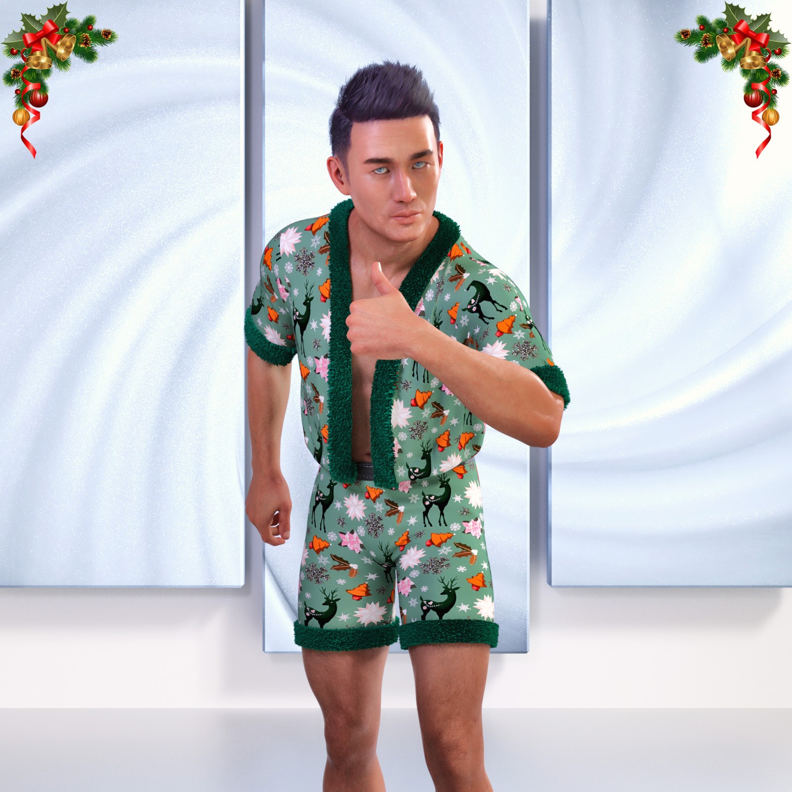 JMR dForce Adam Christmas Outfit for G8M by N/A