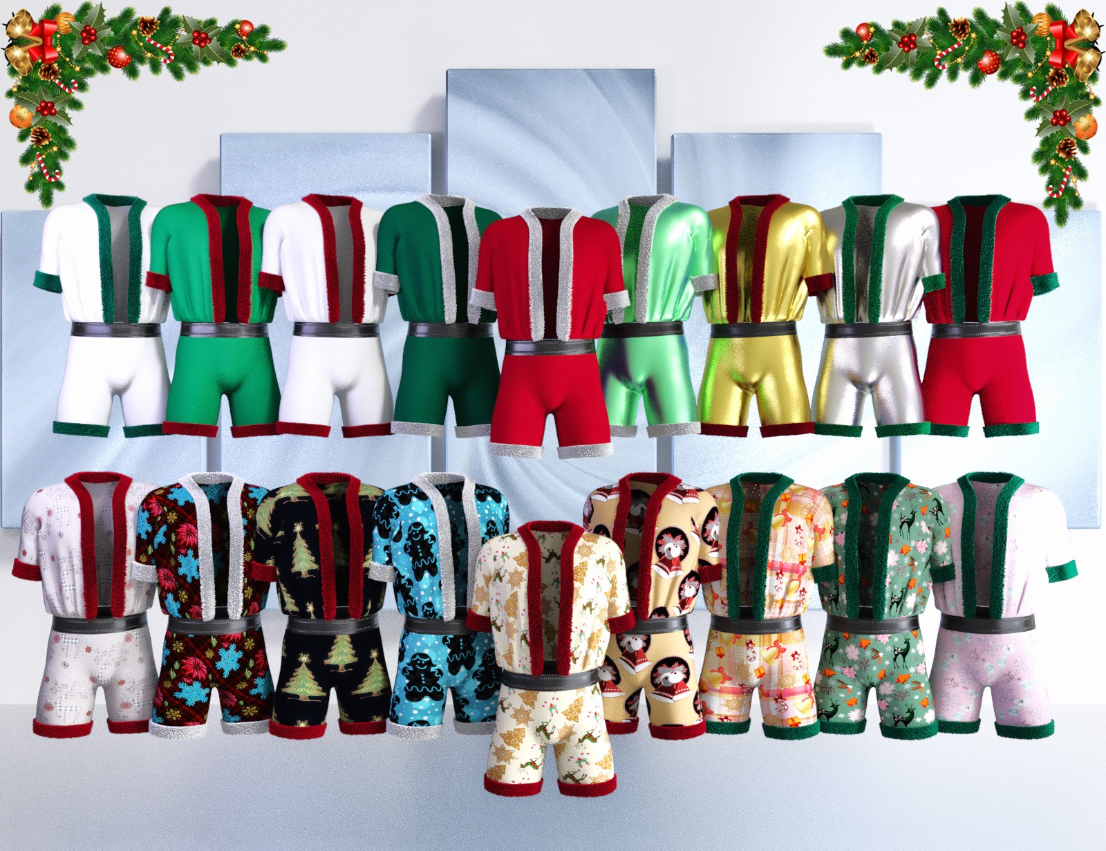 JMR dForce Adam Christmas Outfit for G8M by N/A
