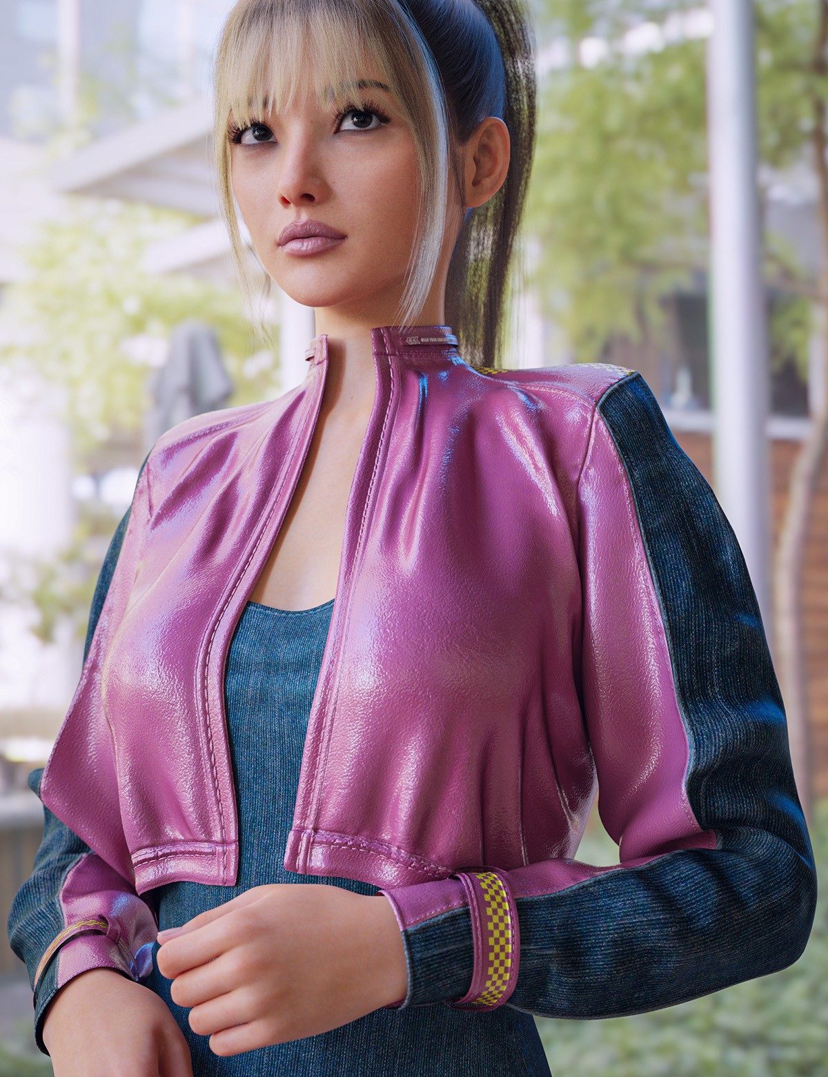 dForce Code One Open Jacket for Genesis8-8.1F-G9 by N/A