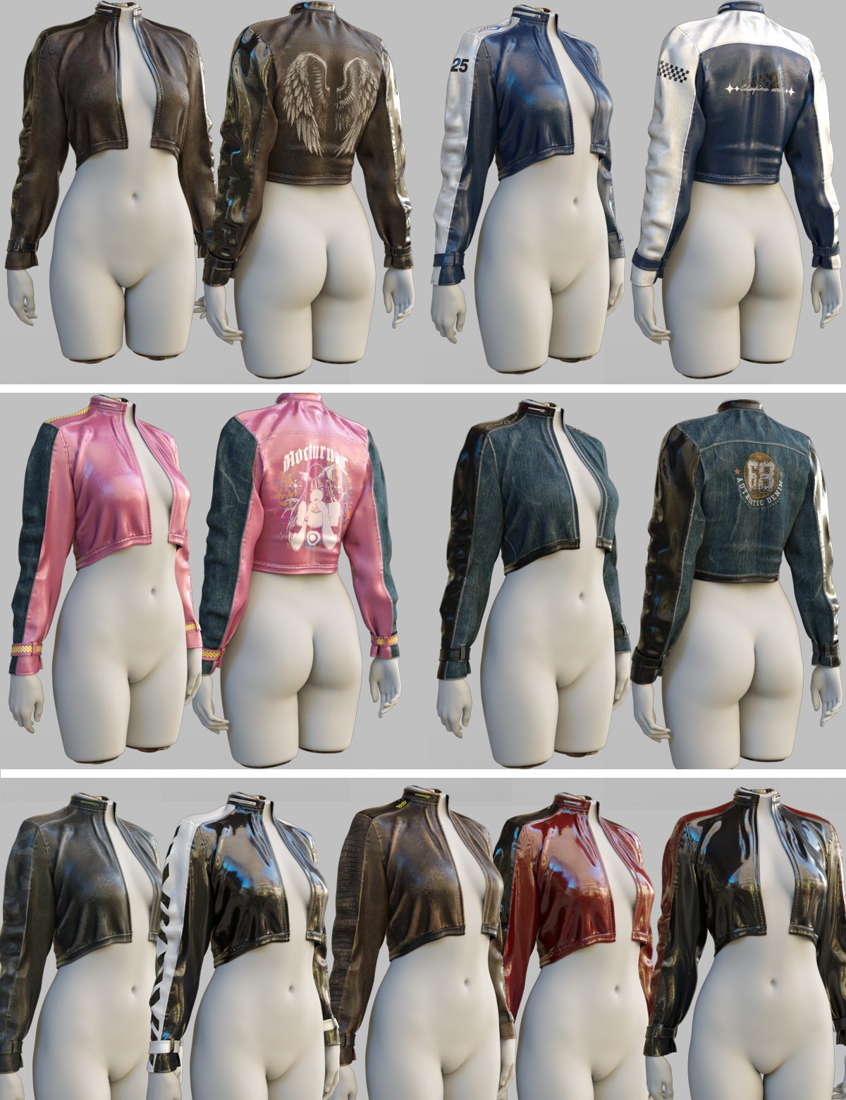dForce Code One Open Jacket for Genesis8-8.1F-G9 by N/A