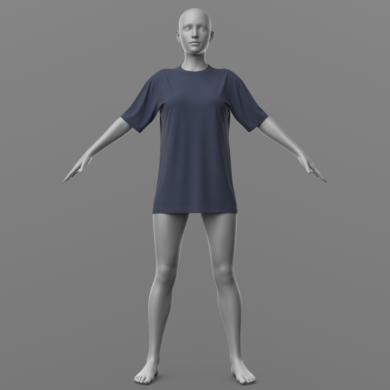 Shirt Long and Stockings G8 Female by N/A