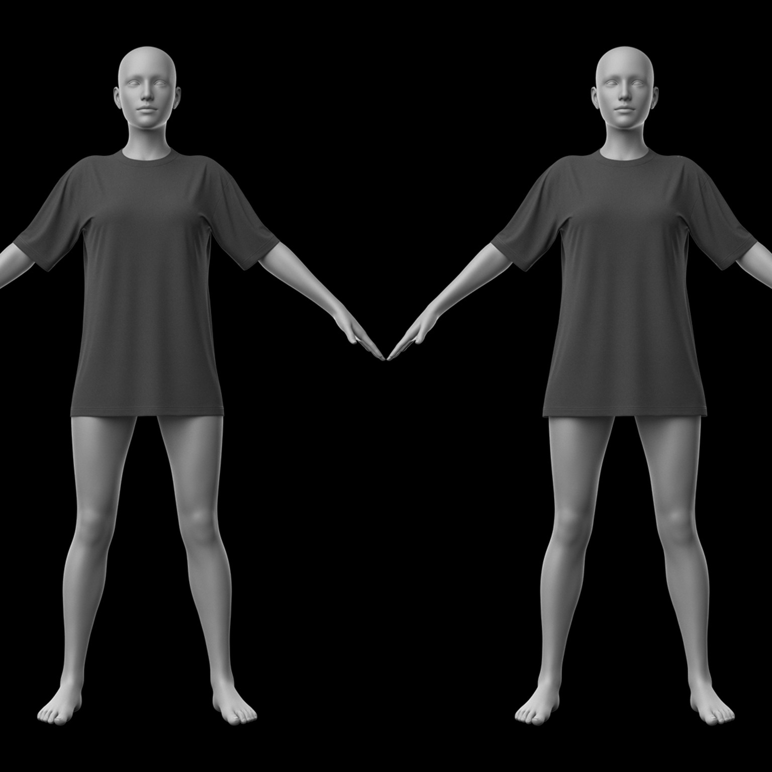 Shirt Long and Stockings G8 Female by N/A
