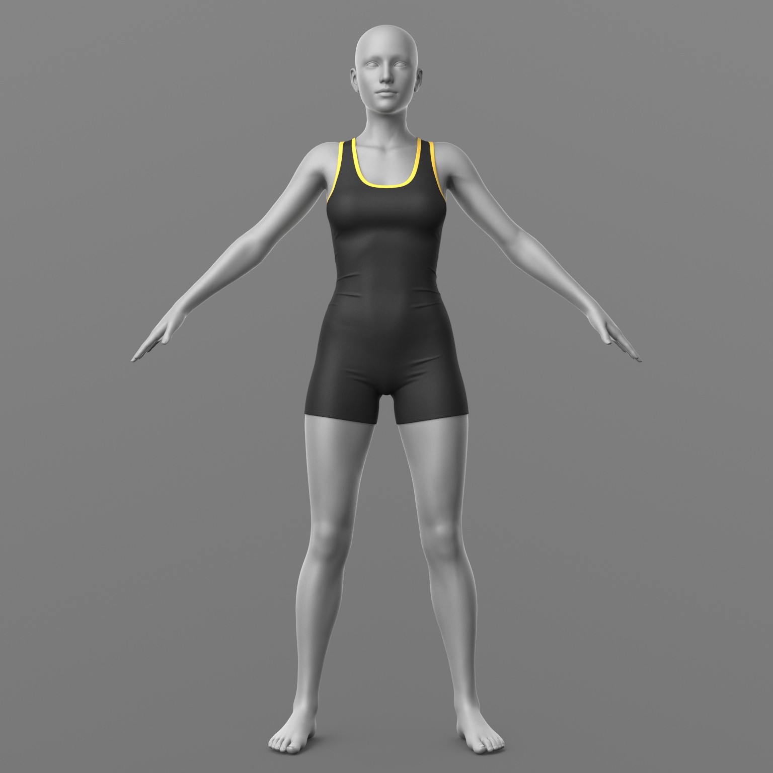 Wrestling Overalls G8 Female by N/A