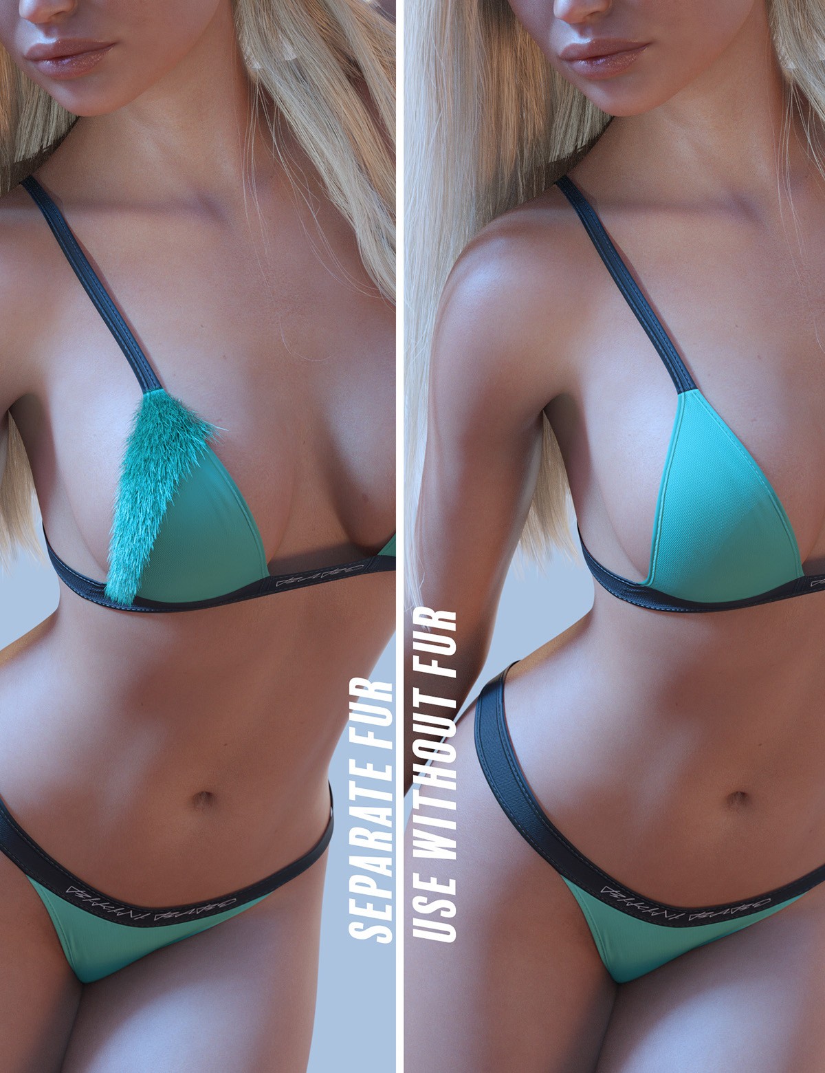 dForce Winter Bikini Genesis8-8.1Female by N/A