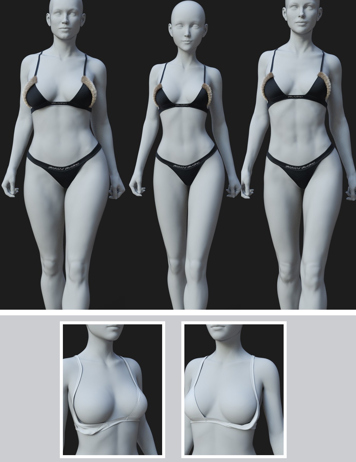 dForce Winter Bikini Genesis8-8.1Female by N/A