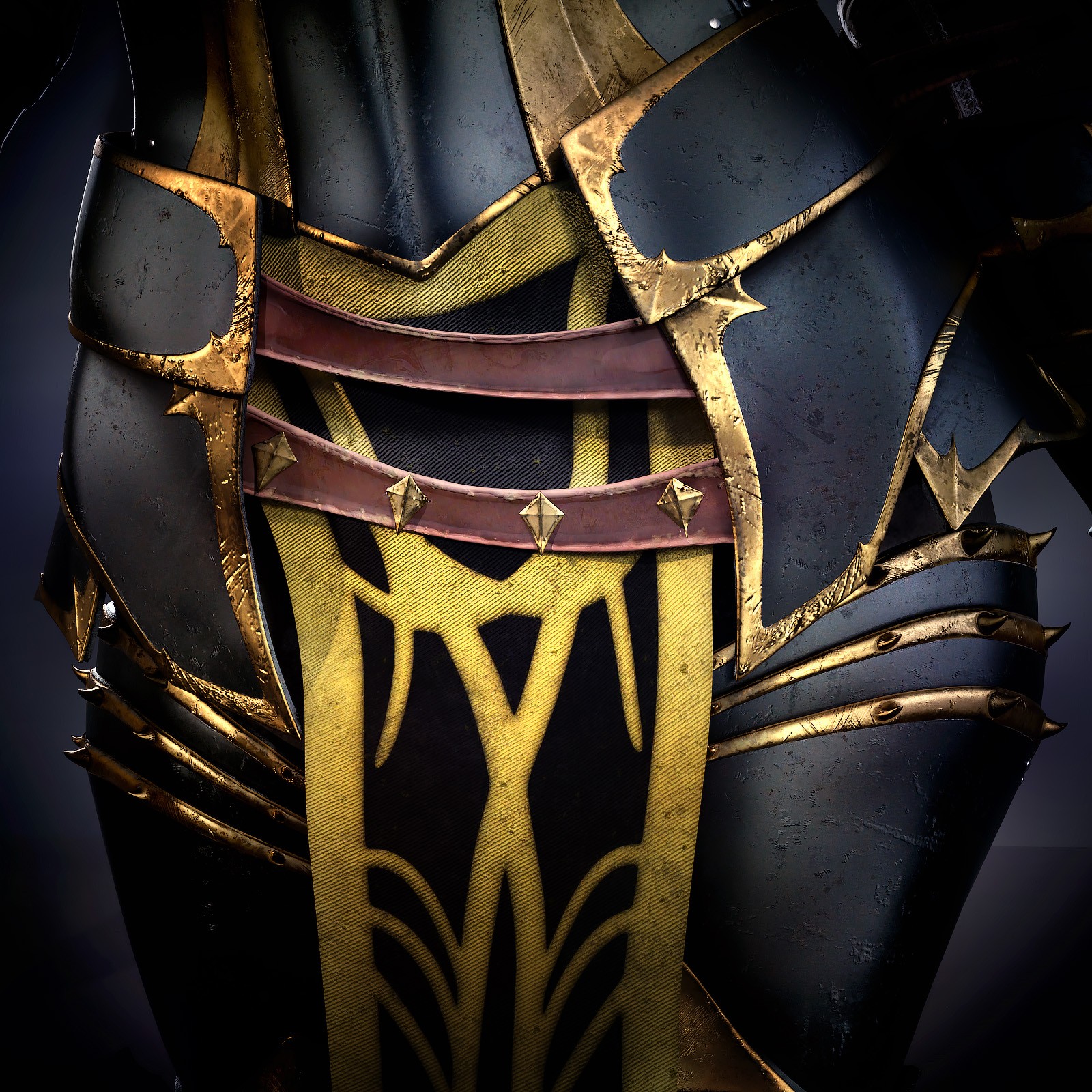 Aurum Sentinel Armor Set for Genesis 9 Female by N/A