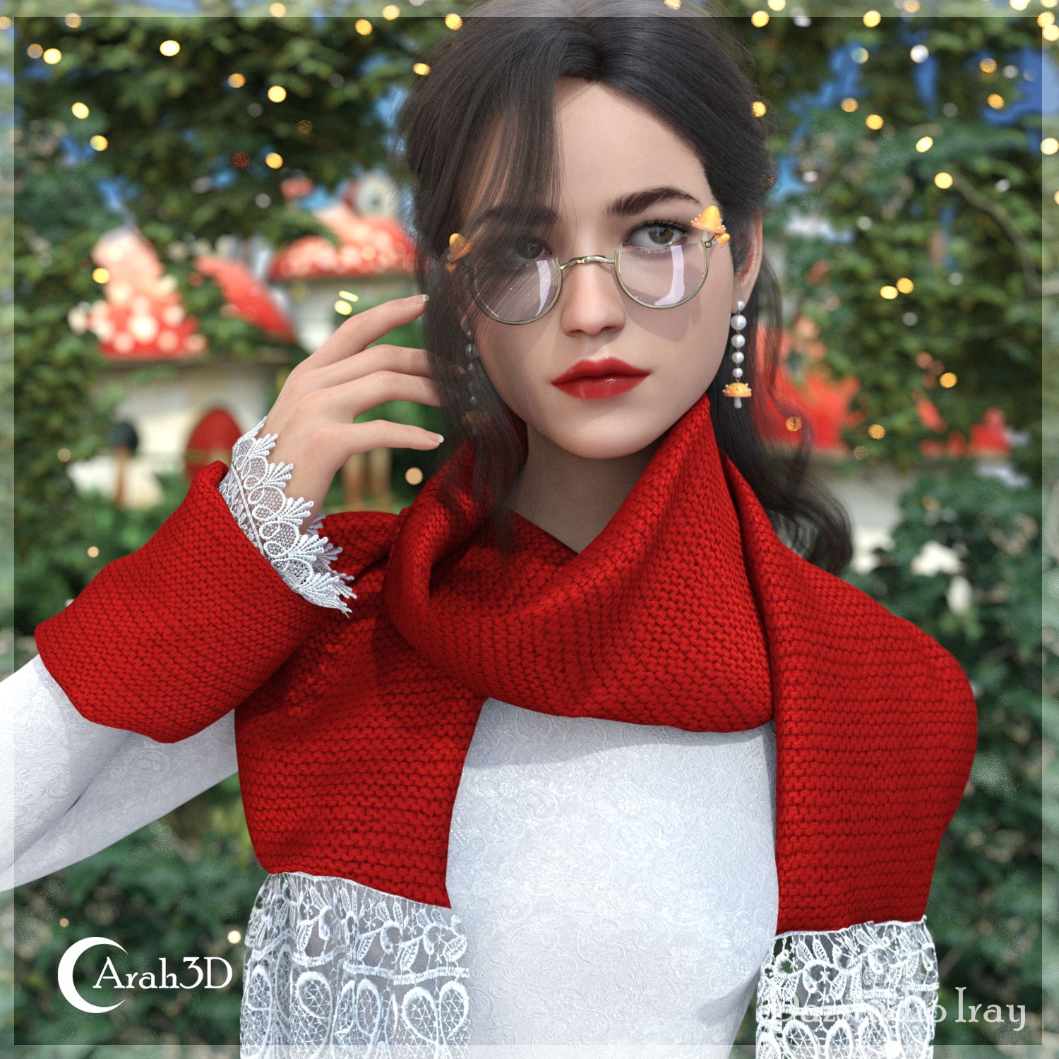 Arah3D Mushroom Accessories for G8F and G9 by N/A