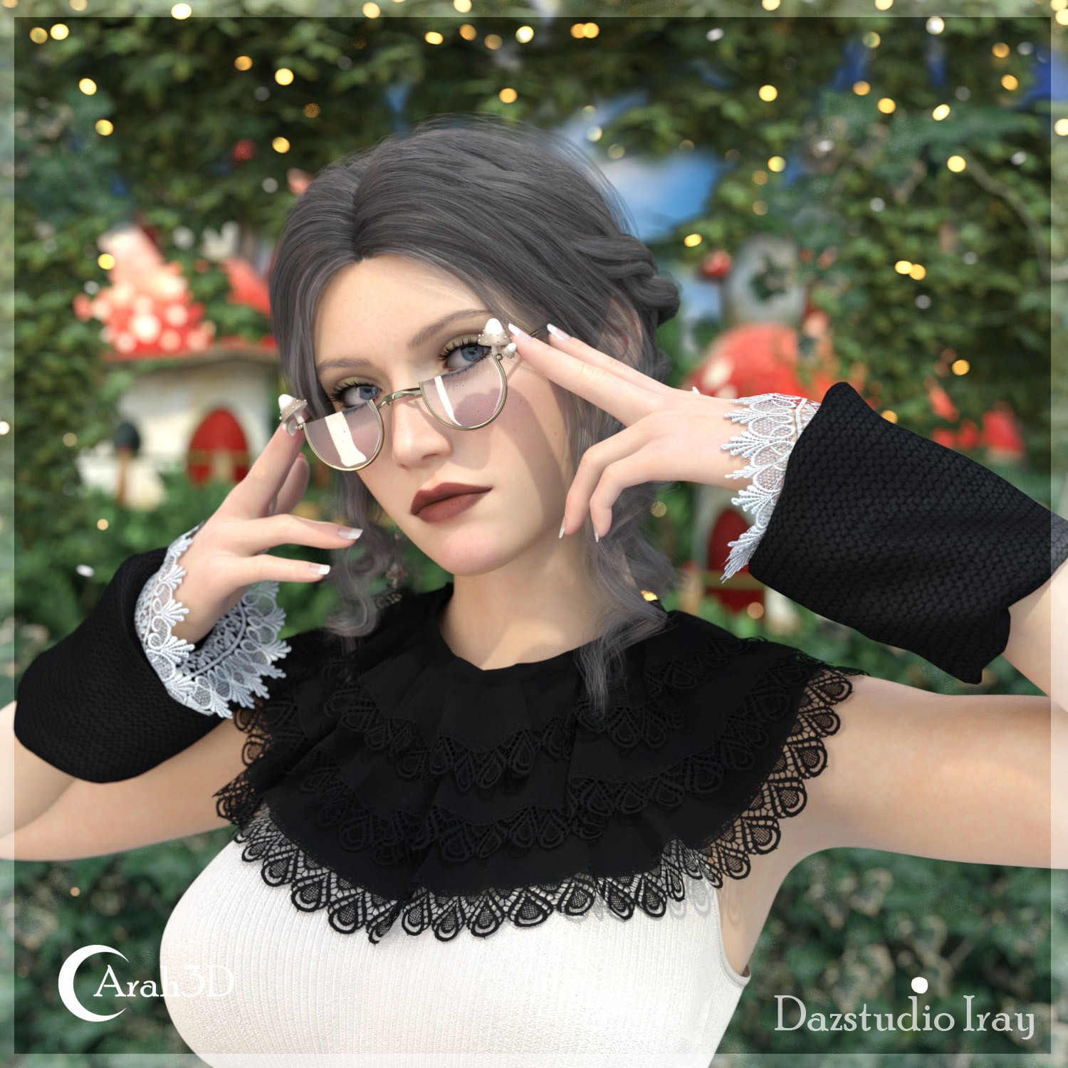Arah3D Mushroom Accessories for G8F and G9 by N/A