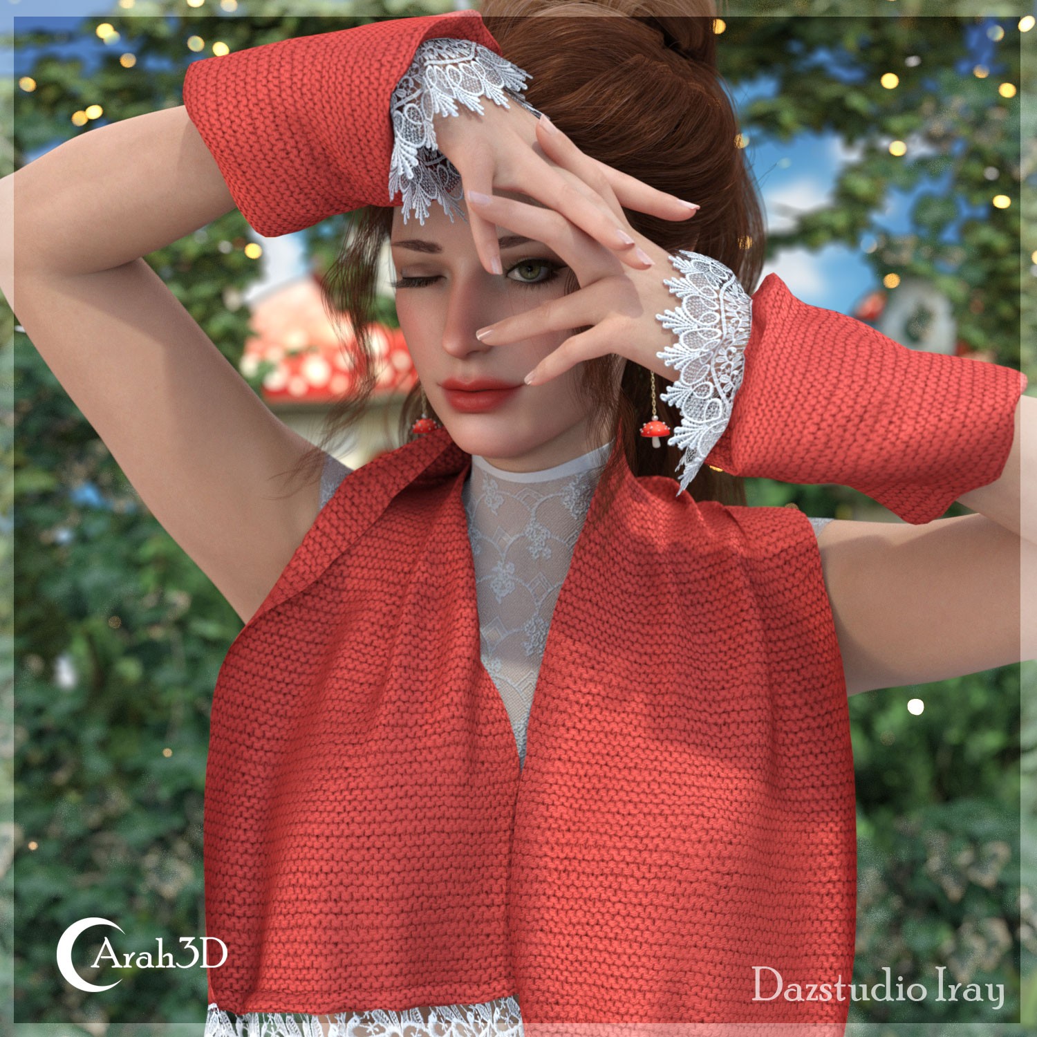 Arah3D Mushroom Accessories for G8F and G9 by N/A