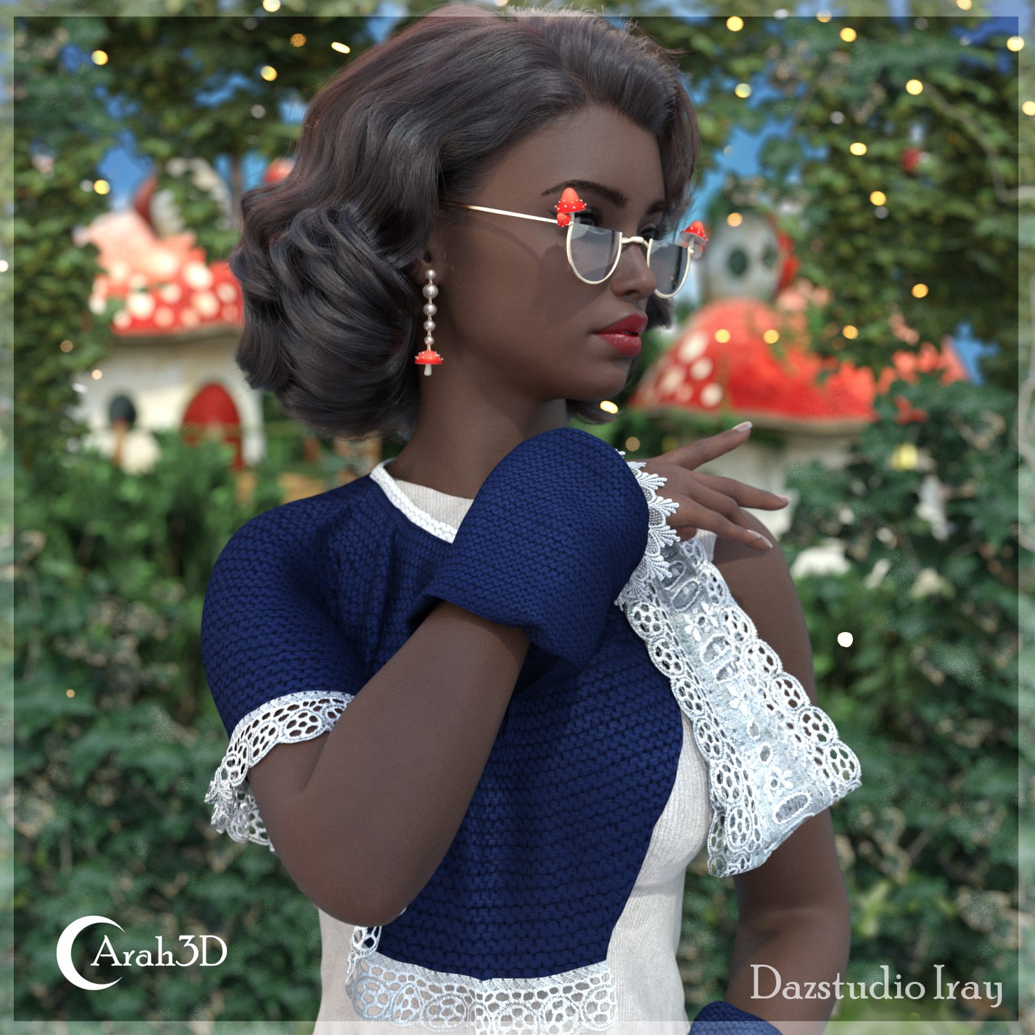 Arah3D Mushroom Accessories for G8F and G9 by N/A