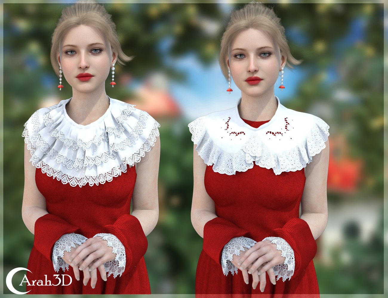 Arah3D Mushroom Accessories for G8F and G9 by N/A