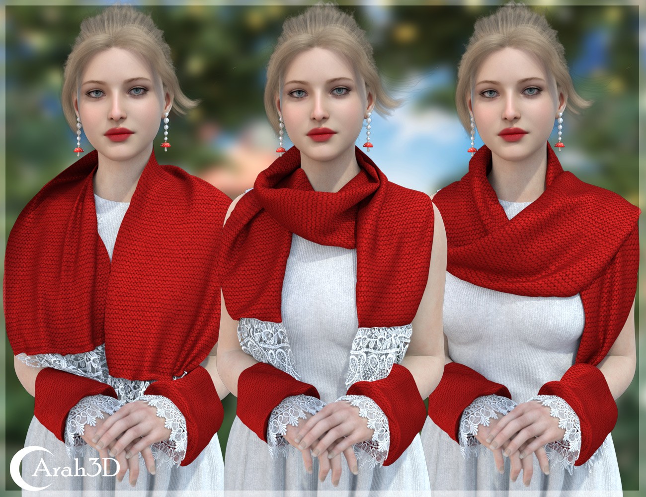 Arah3D Mushroom Accessories for G8F and G9 by N/A