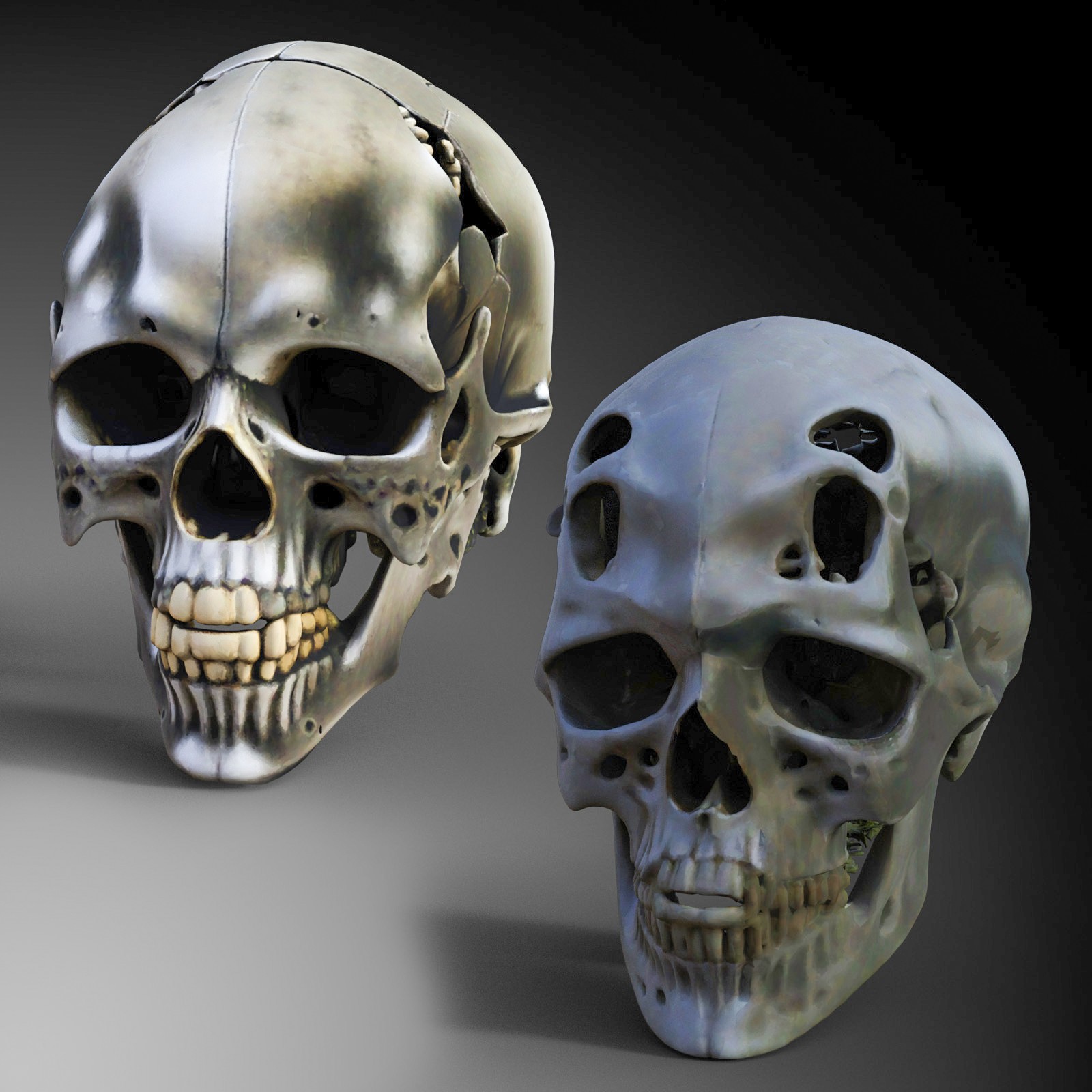Alien Skulls by N/A