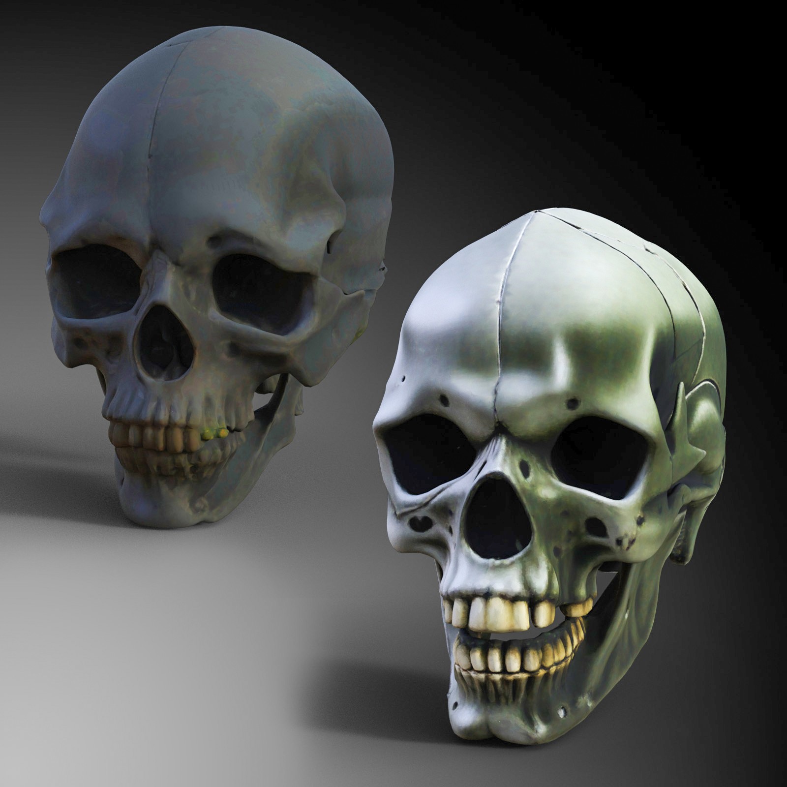 Alien Skulls by N/A