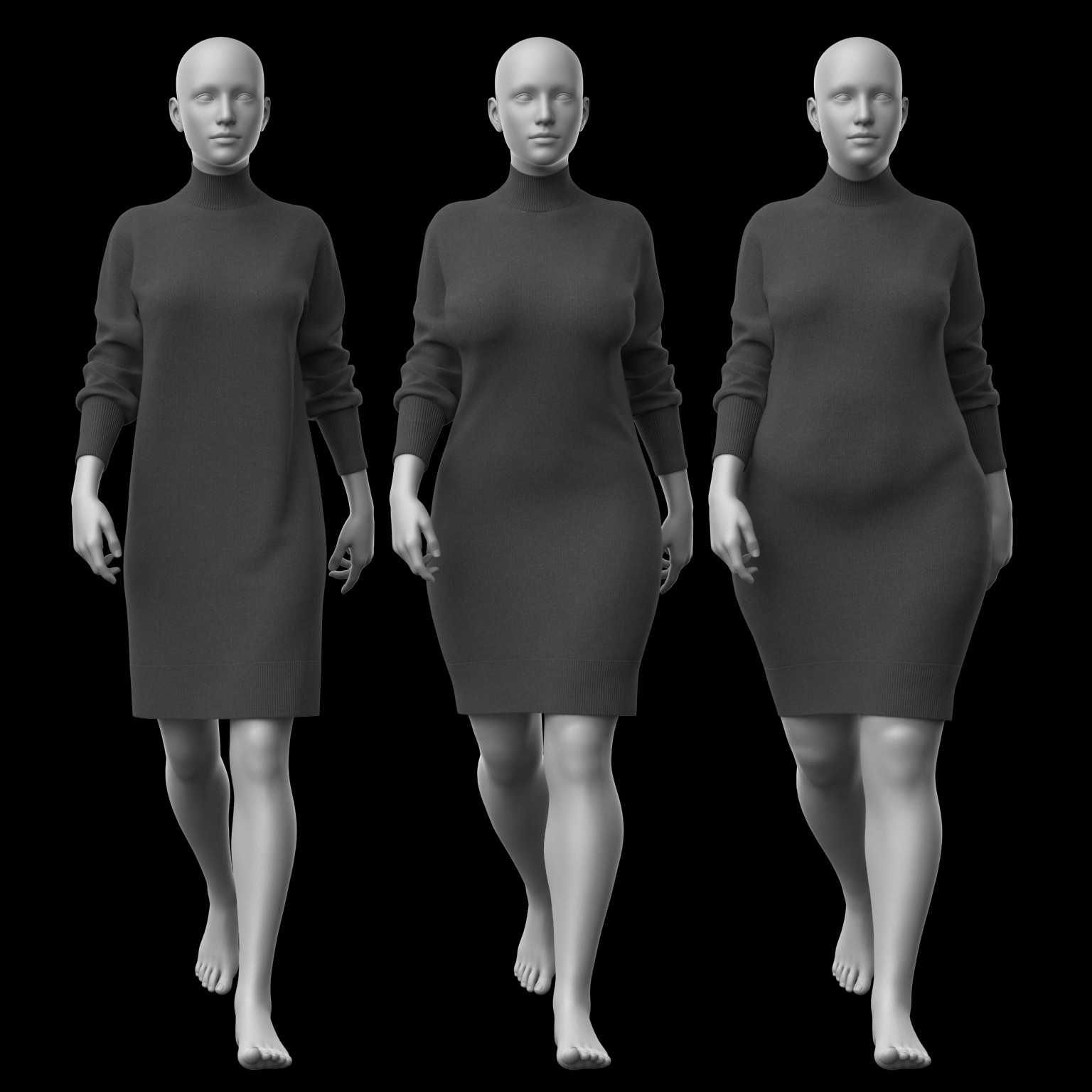 Knitted Dress 3v G8 Female by N/A